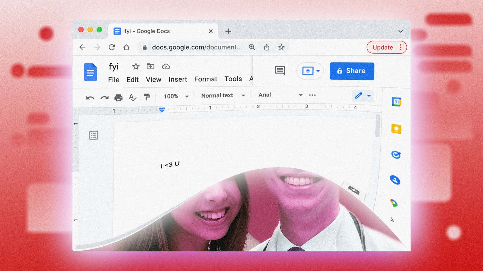 Kevin and Sophia fell in love on a Google Doc.