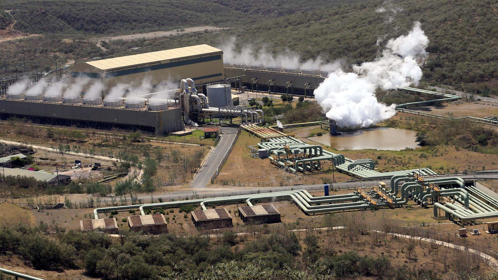 Olkaria IV Geothermal power plant near the Rift Valley town of Naivasha, Kenya Feb. 15, 2018.
