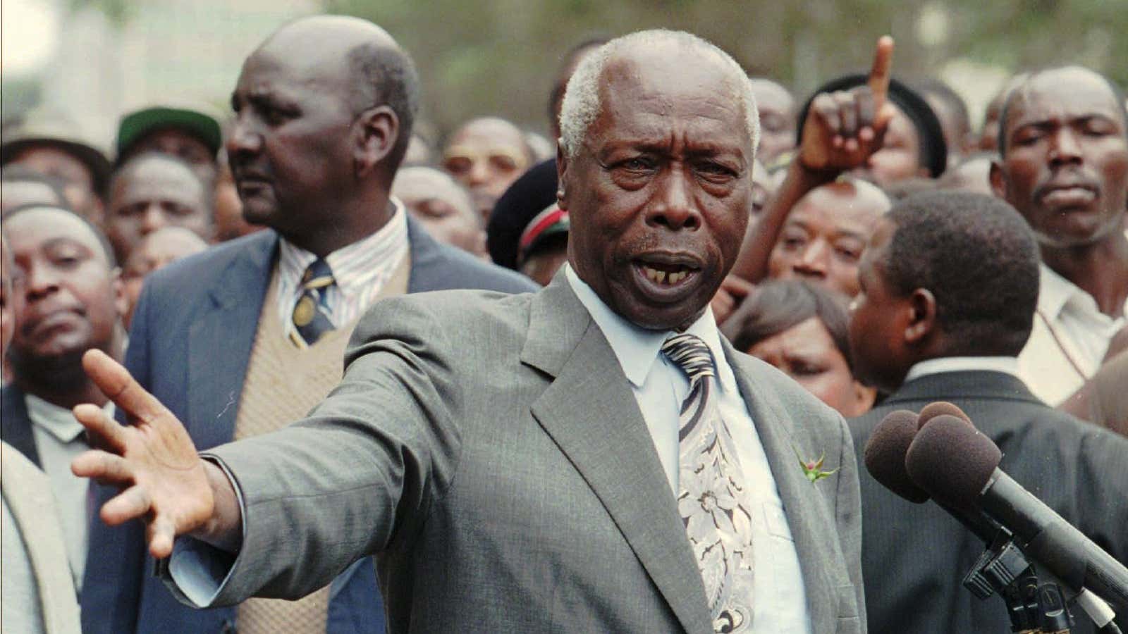 President of Kenya Daniel arap Moi in July 17, 1997.