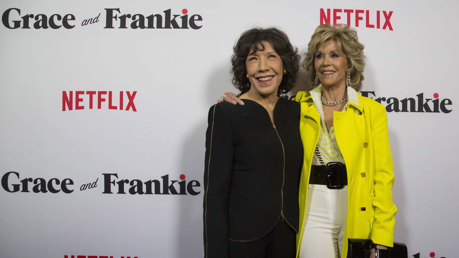 Longtime friends Lily Tomlin and Jane Fonda are way too old for this crap.