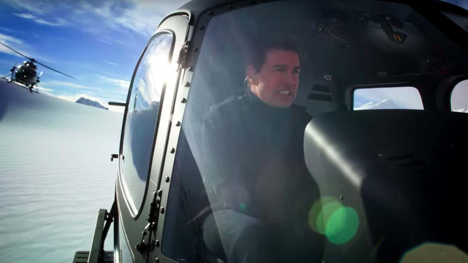 Mission Impossible Fallout Stunt Tom Cruise Became An Expert Helicopter Pilot For The