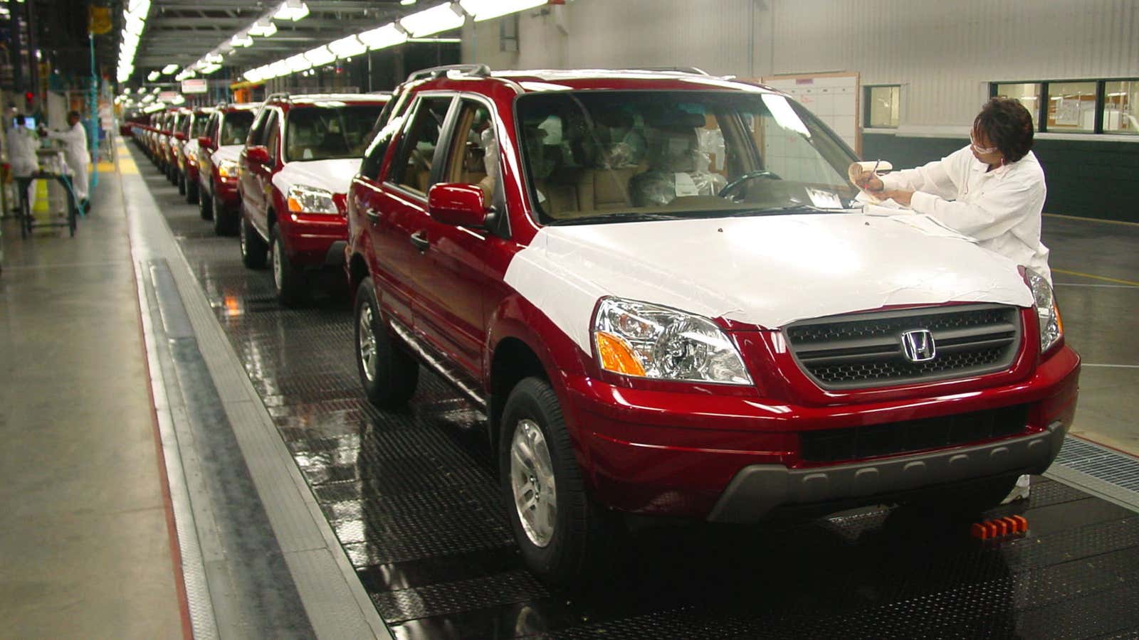 Honda pilots rolling off the production line in Alabama won’t have trouble finding a home.