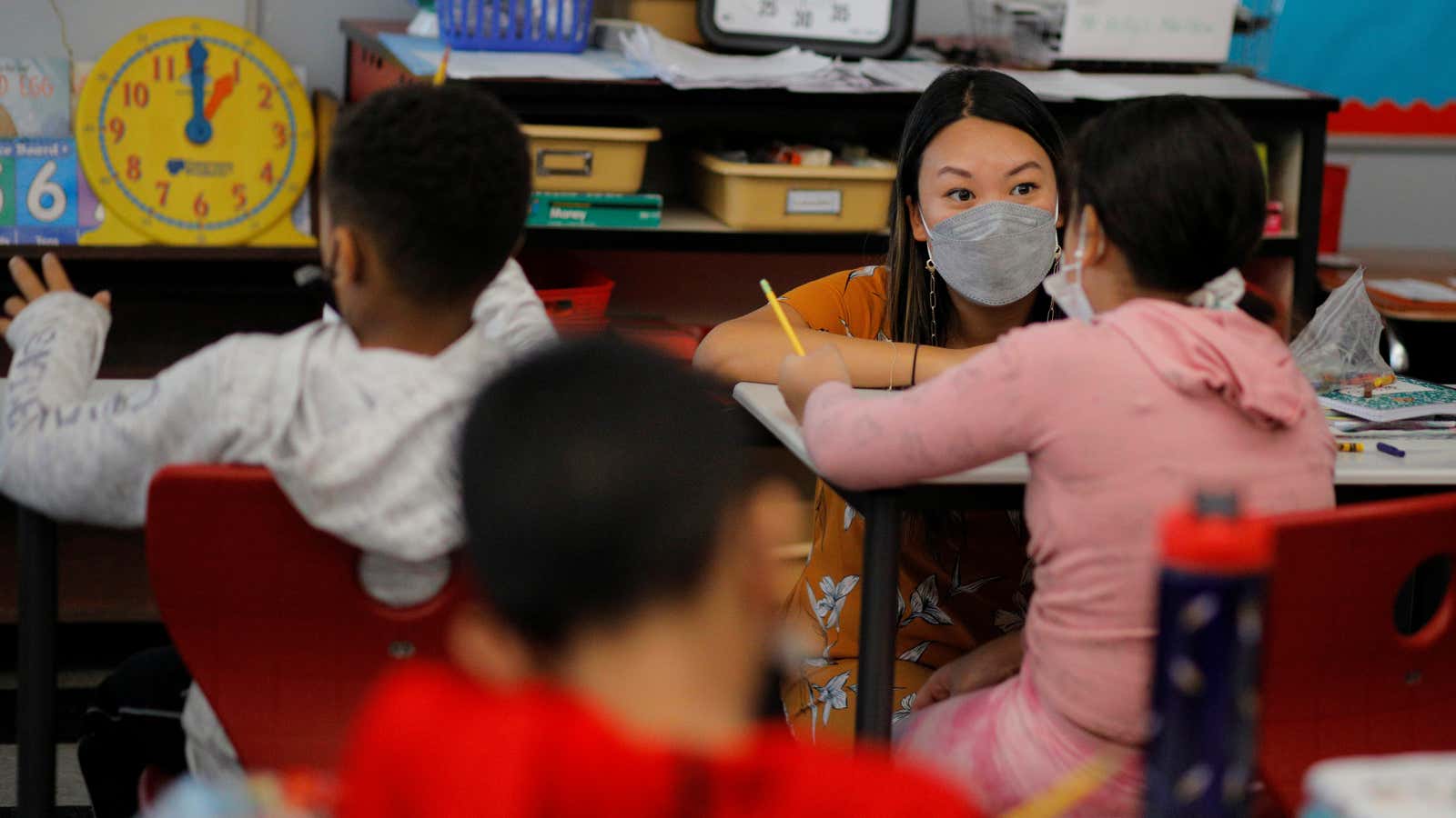 Teachers have faced high levels of stress and burnout throughout the pandemic.