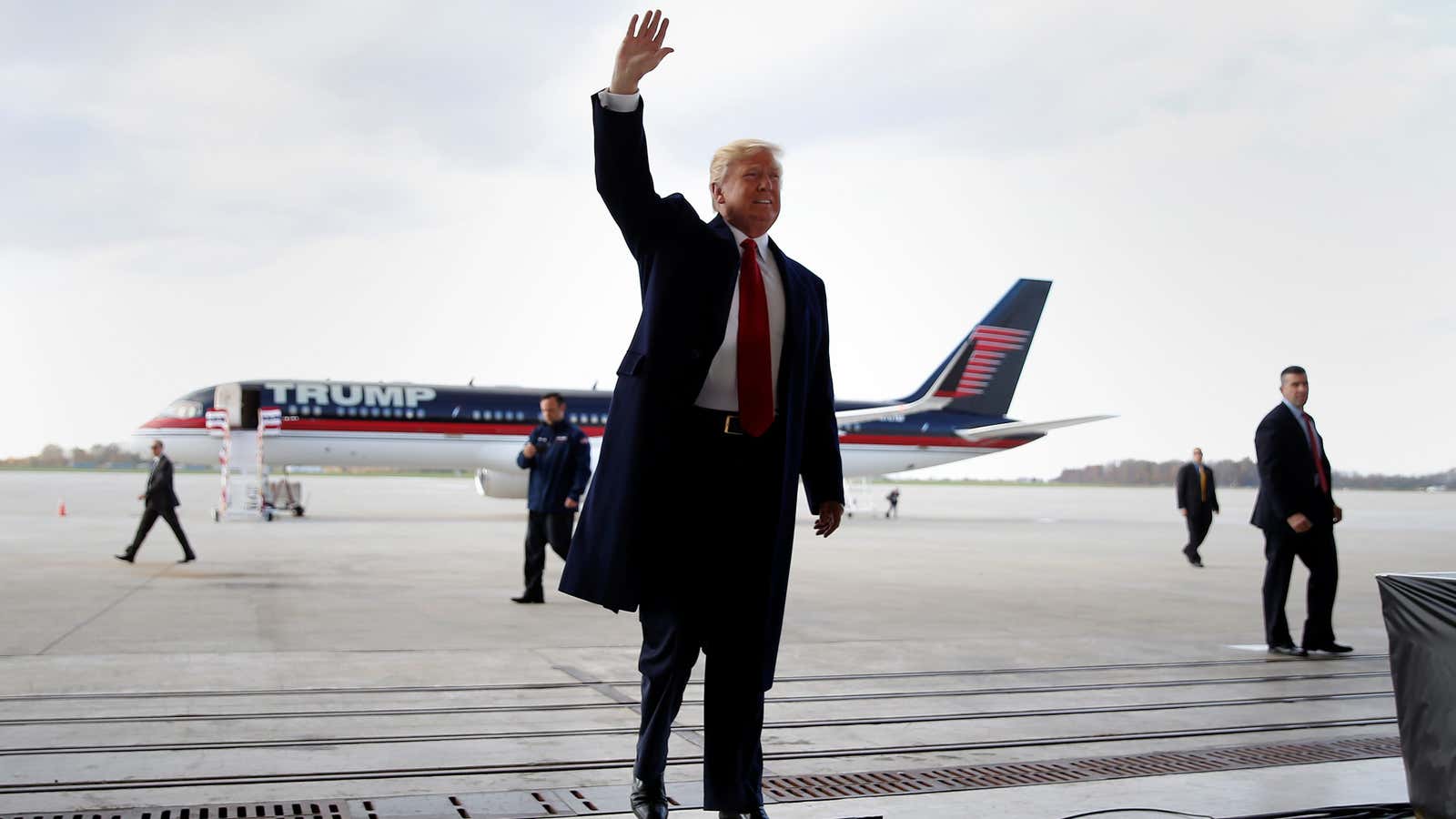 President Trump will be waving goodbye to some Americans.
