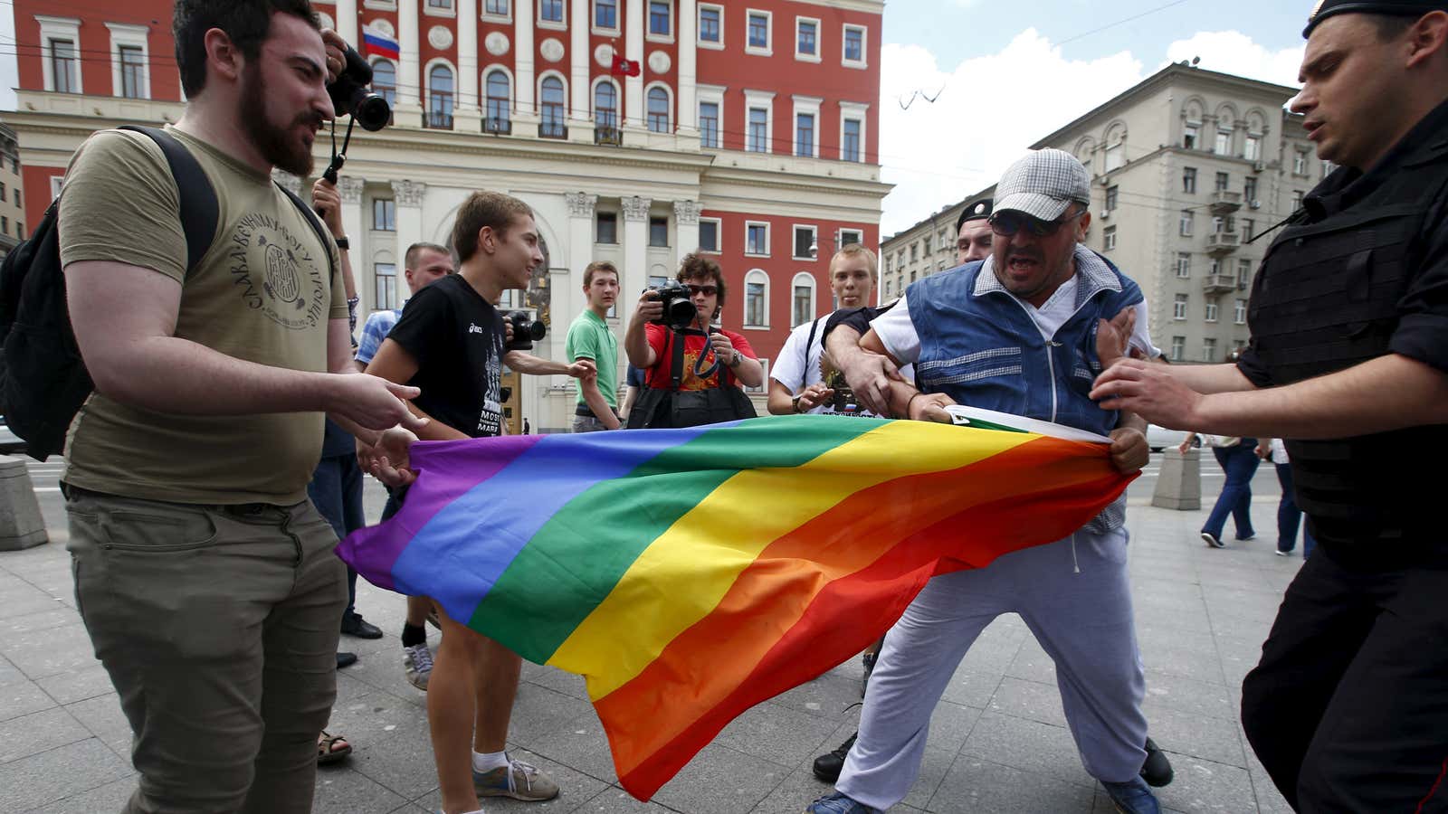Russia has a homophobia problem.