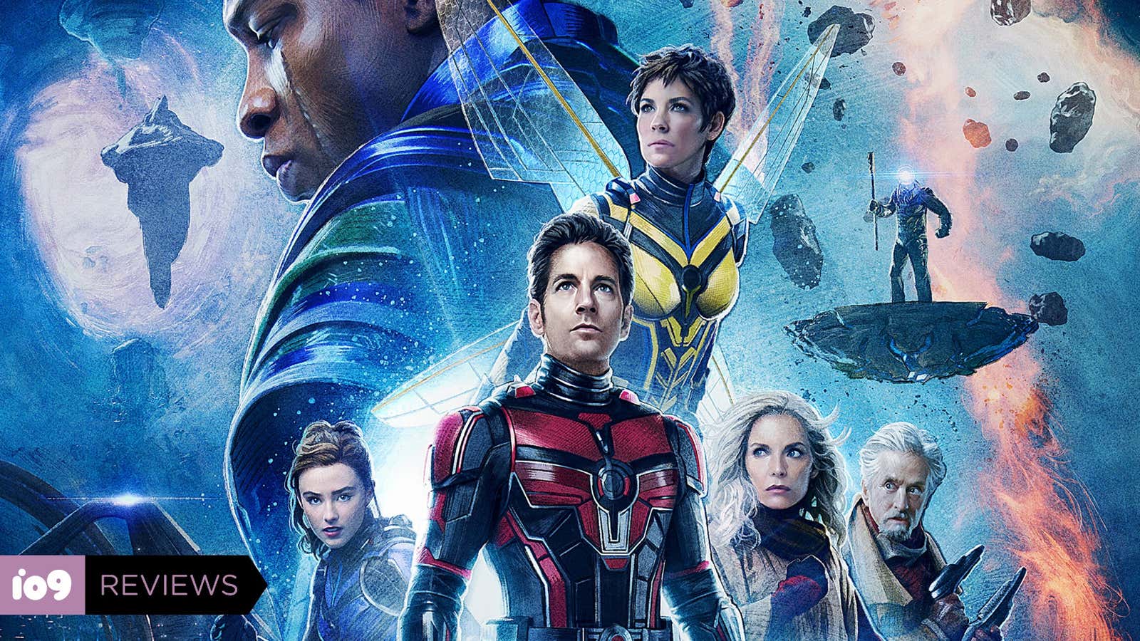 The characters of Ant-Man and the Wasp: Quantumania.