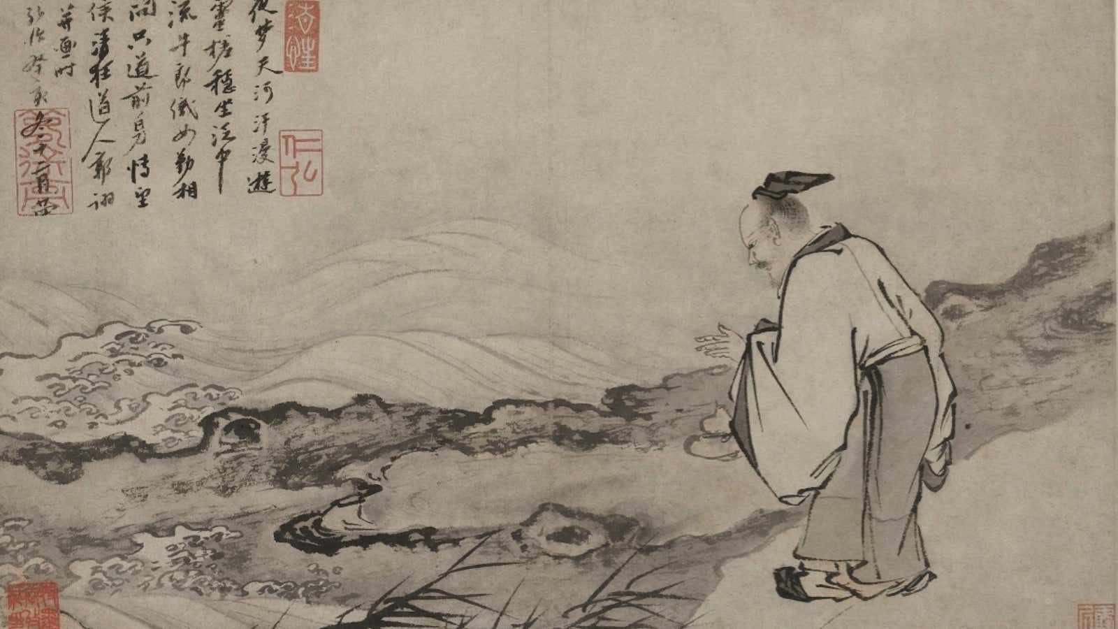 “The creation of the Milky Way” by Guo Xu (1456–c.1529). (Chester Beatty Library/Guo Xu)