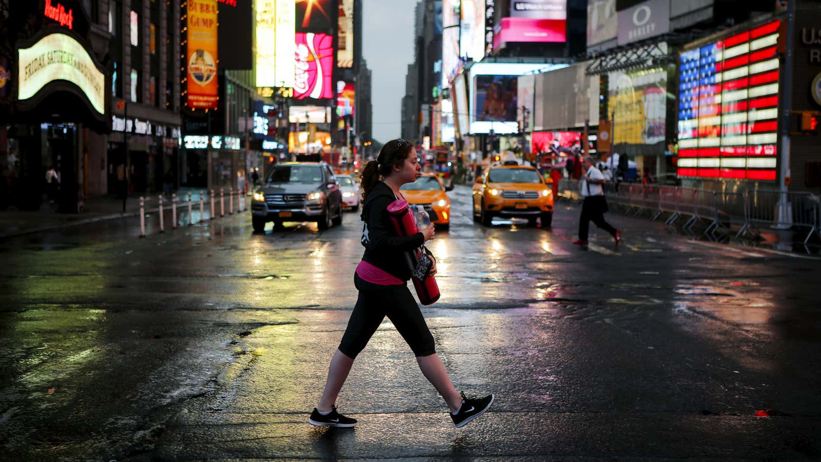 An increasingly common sight in New York.