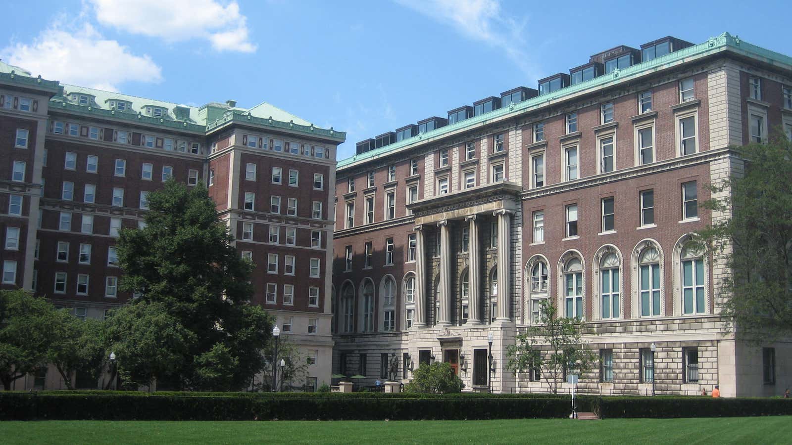 Columbia Graduate School of Journalism, at right