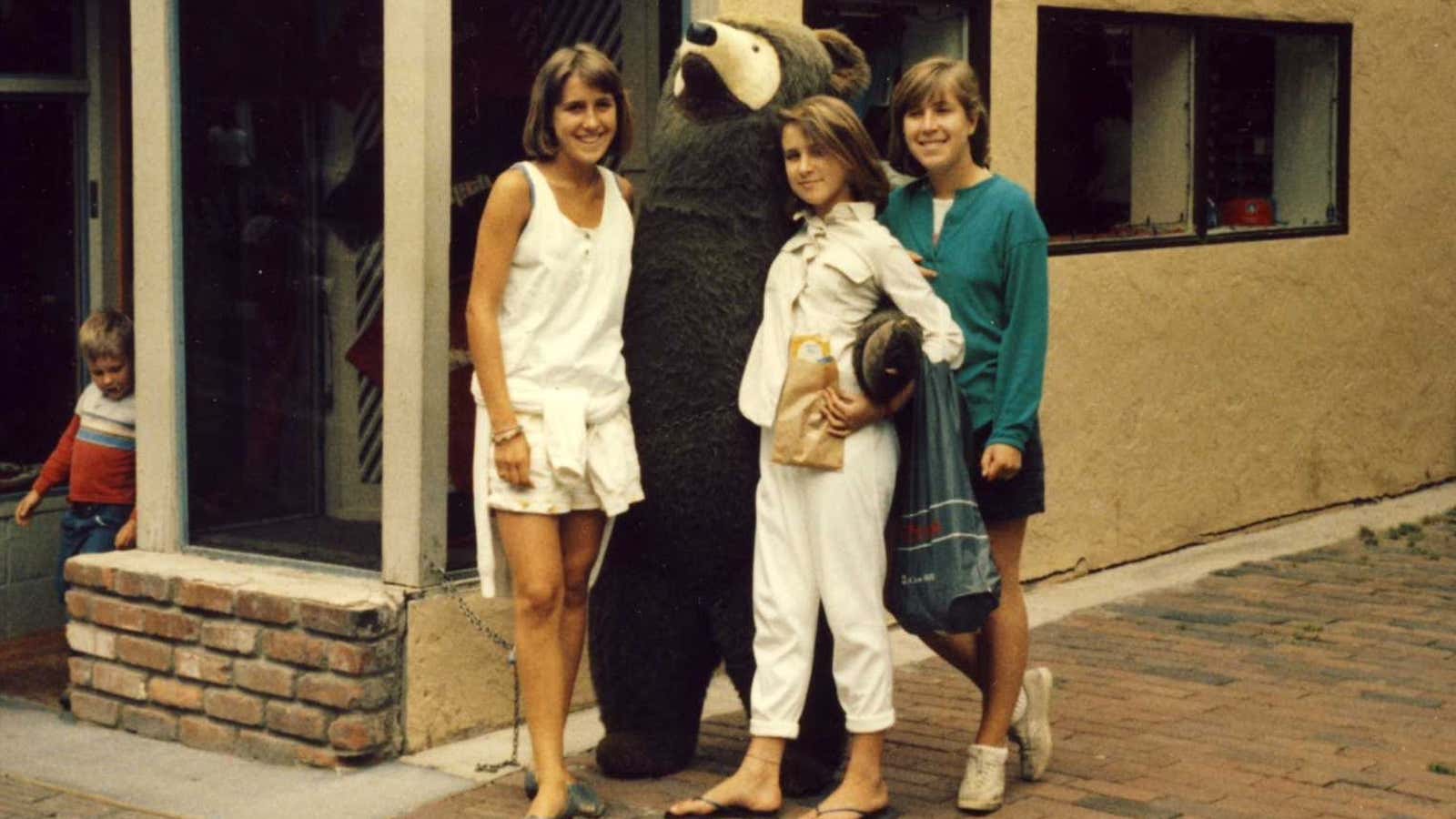 According to their mother, Janet (16), Anne (13), and Susan (17) Wojcicki had to learn that sharing is caring.