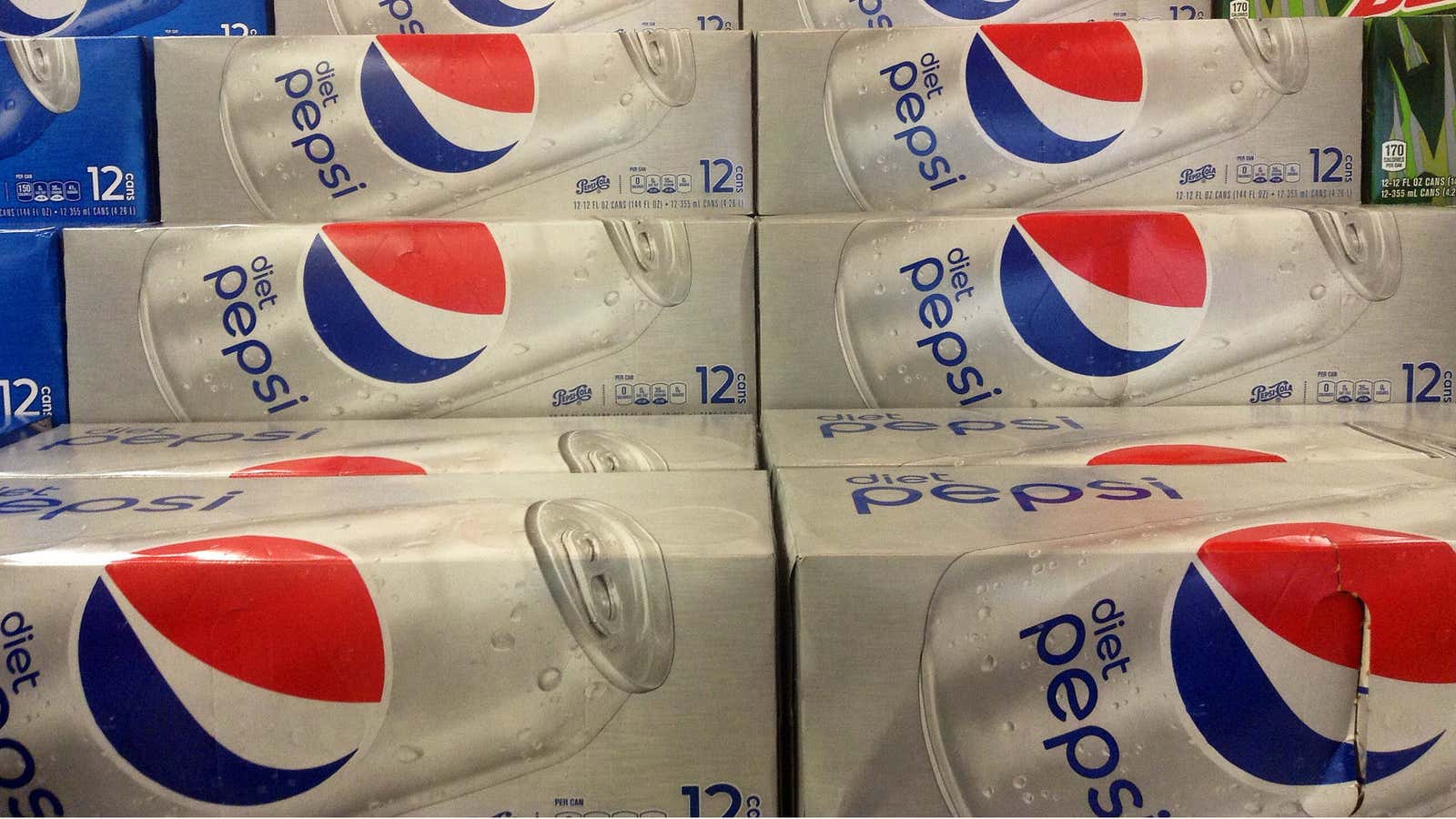 Step right up to the new Diet Pepsi.