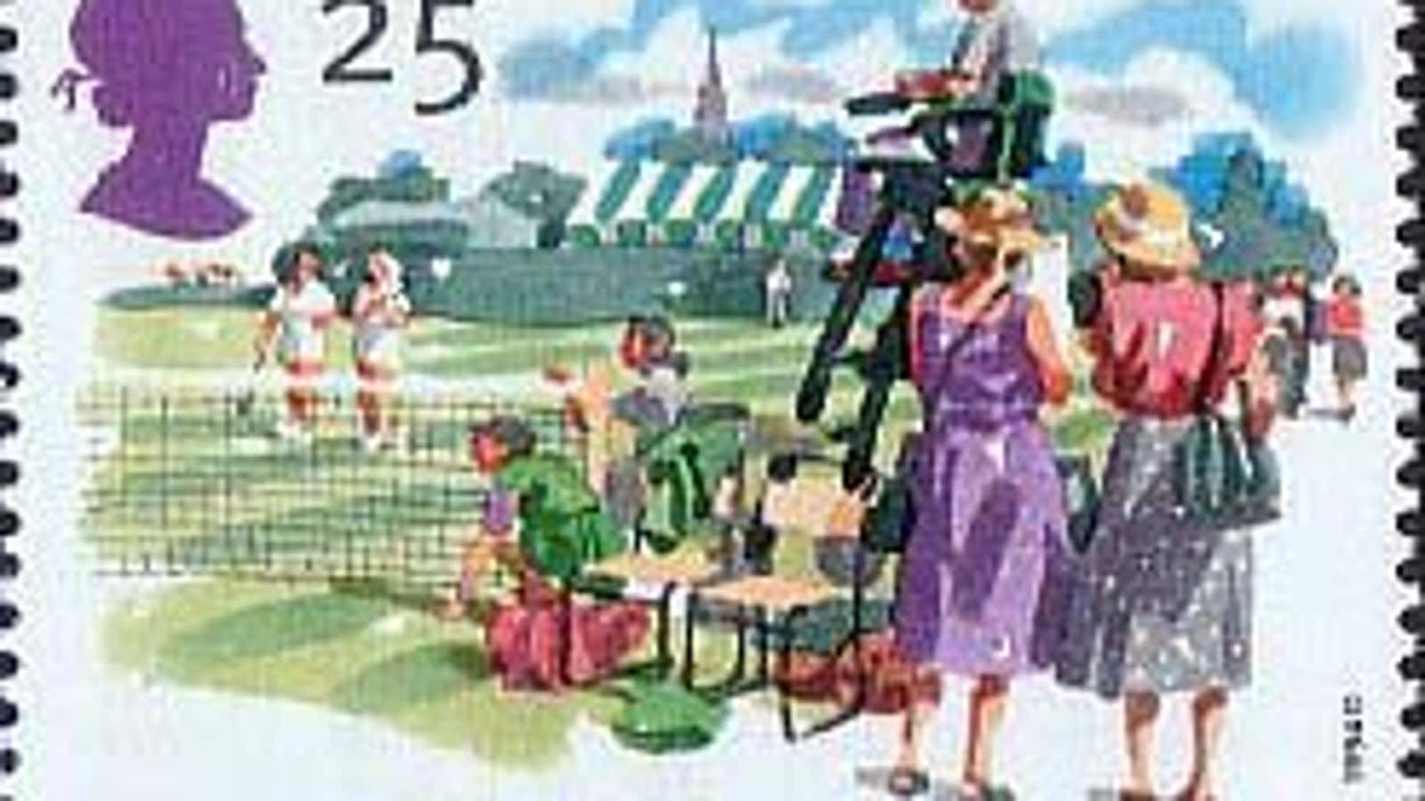 Royal Mail 1994 Wimbledon stamp.