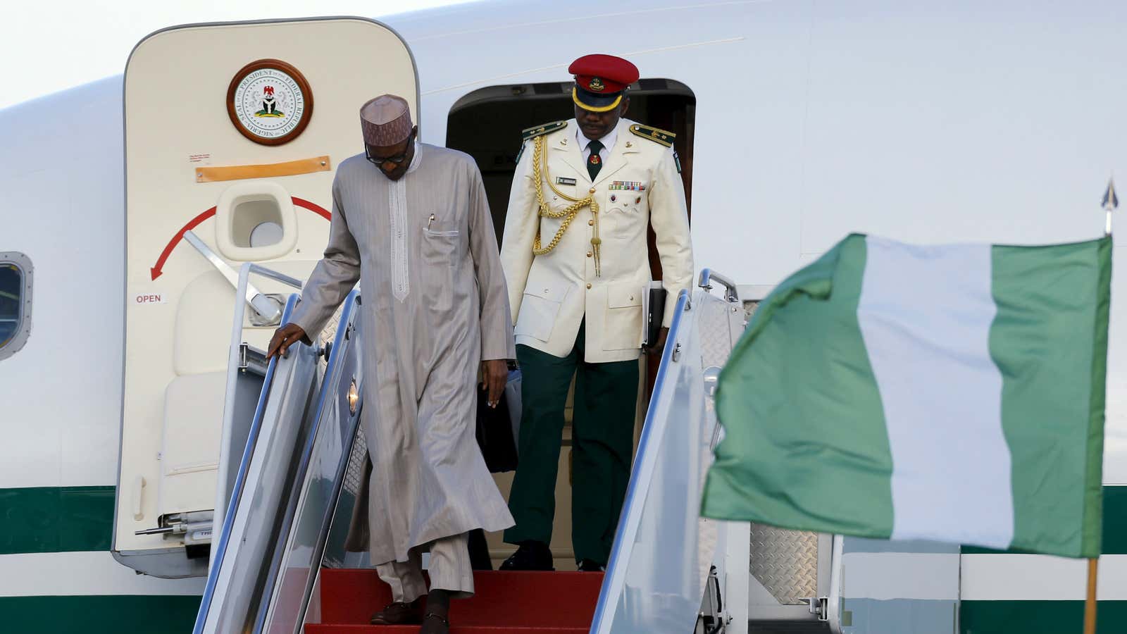 President Buhari will have fewer planes to fly in now.