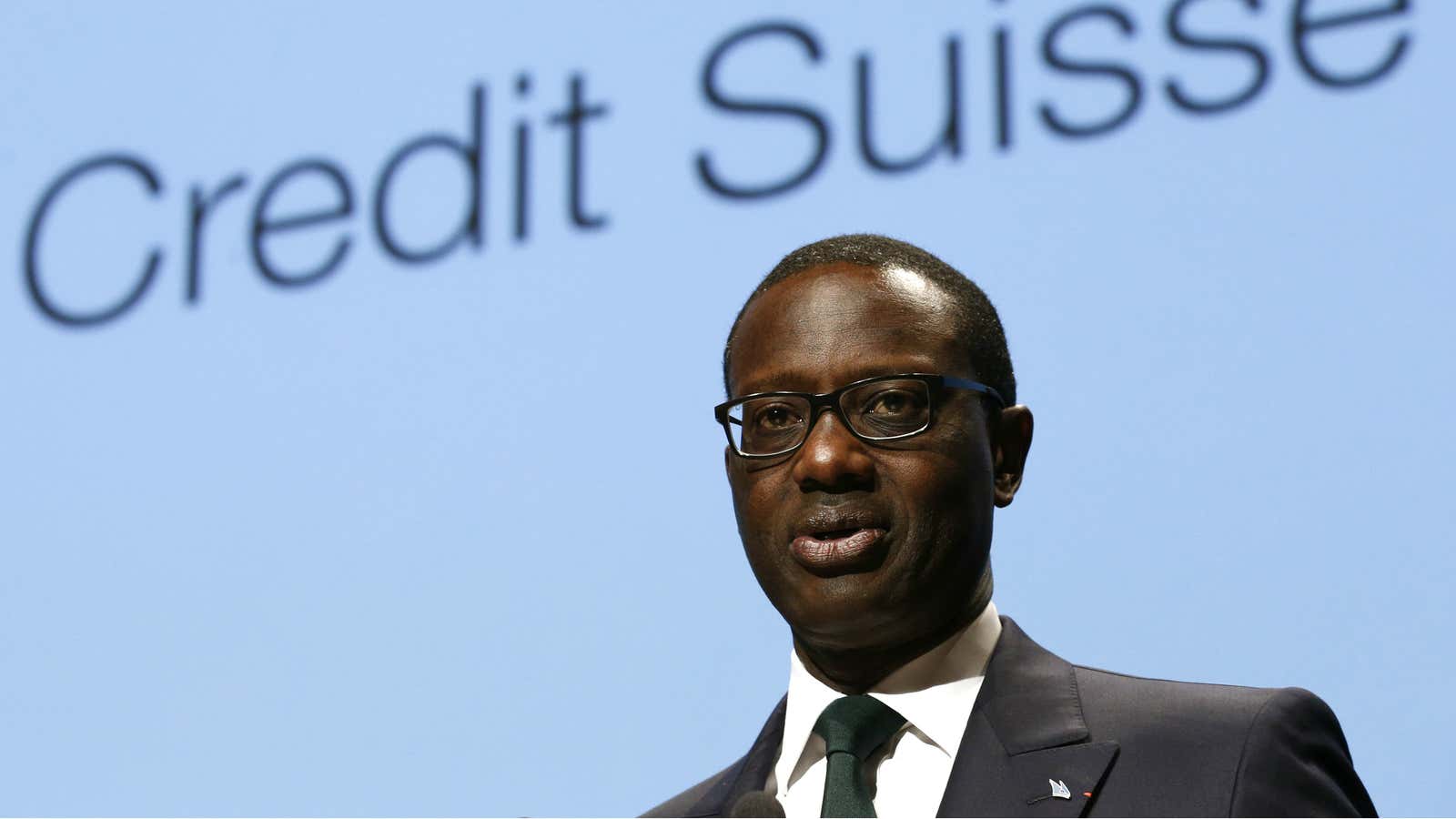 CEO Tidjane Thiam is pushing for “incremental annual productivity gains.”