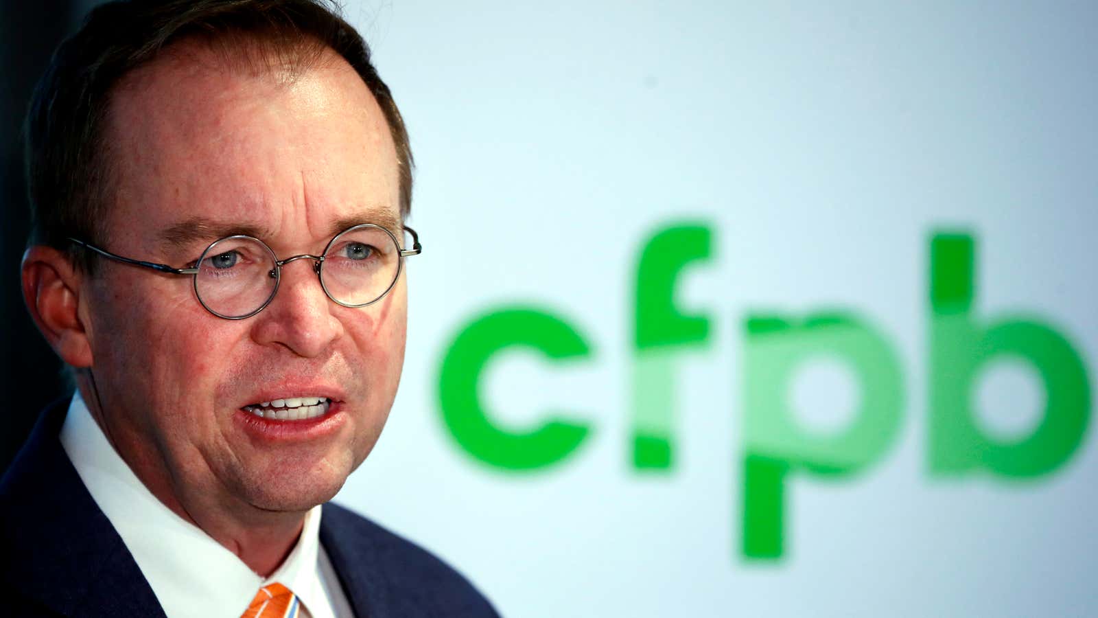 Mick Mulvaney, Trump’s first appointment to lead the Consumer Financial Protection Bureau.