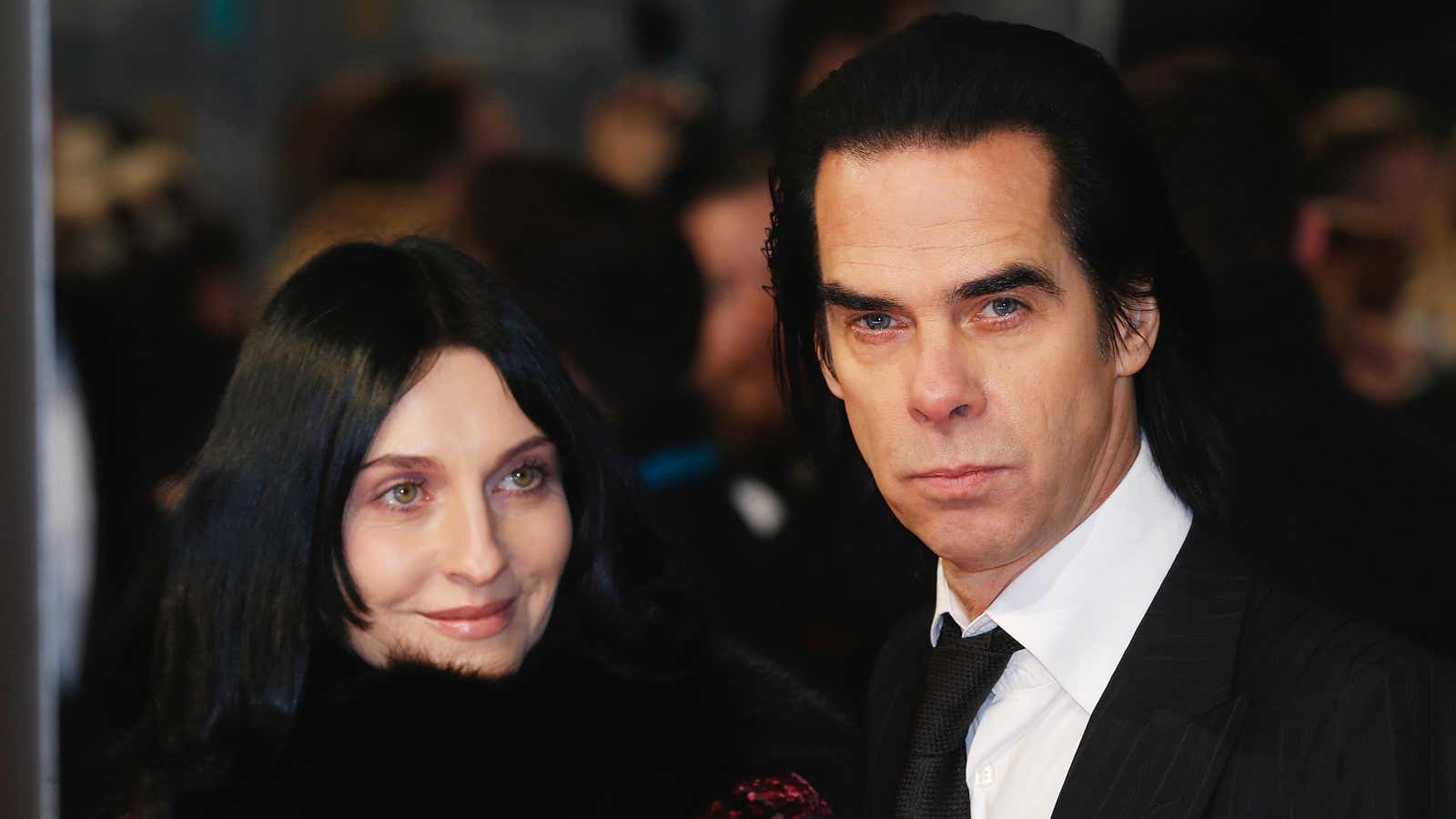 Nick Cave and Susie Bick, months before their son’s death in 2015.