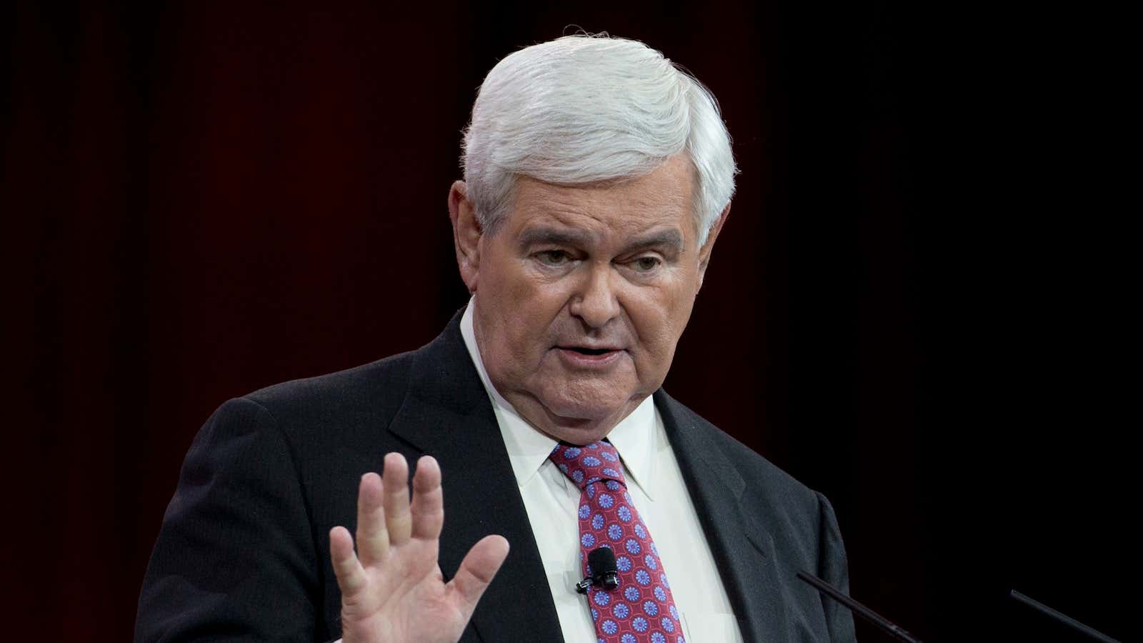 Gingrich seems to have forgotten that Republicans created the TSA.