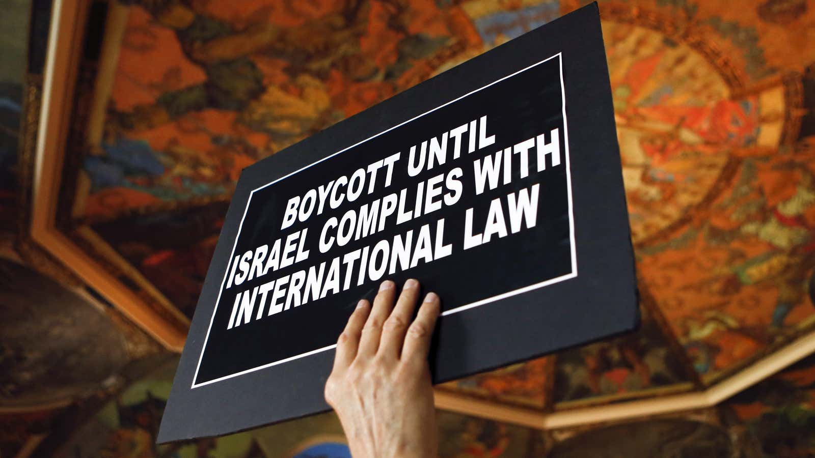 The US wants to boycott Americans who boycott israel