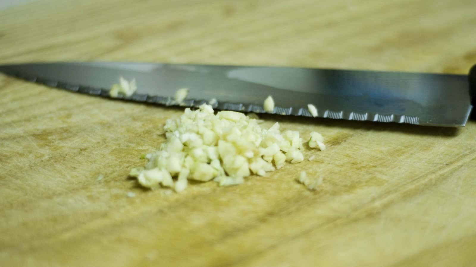 For the garlickiest garlic, mince, don’t slice.