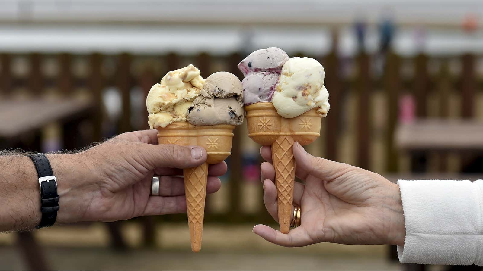 In a gay marriage stand, Unilevers (UN) Ben and Jerrys wont serve two scoops of the same ice cream until same-sex weddings are legal Adult Picture