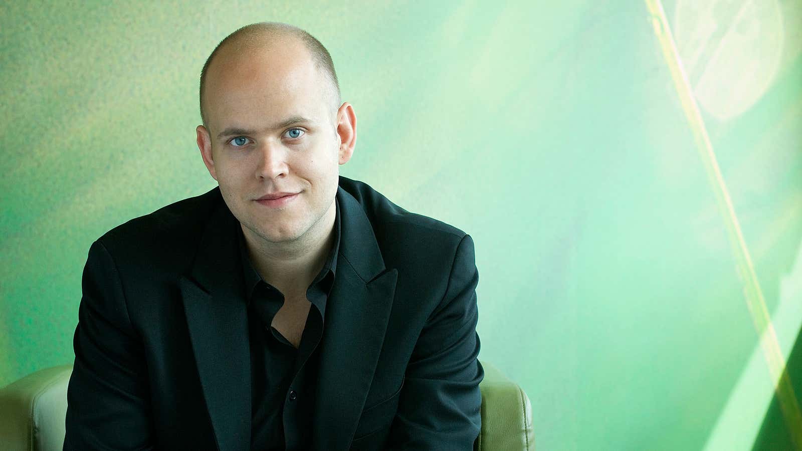 Daniel Ek, founder of Spotify, says he wants to be the Jeff Bezos of music.