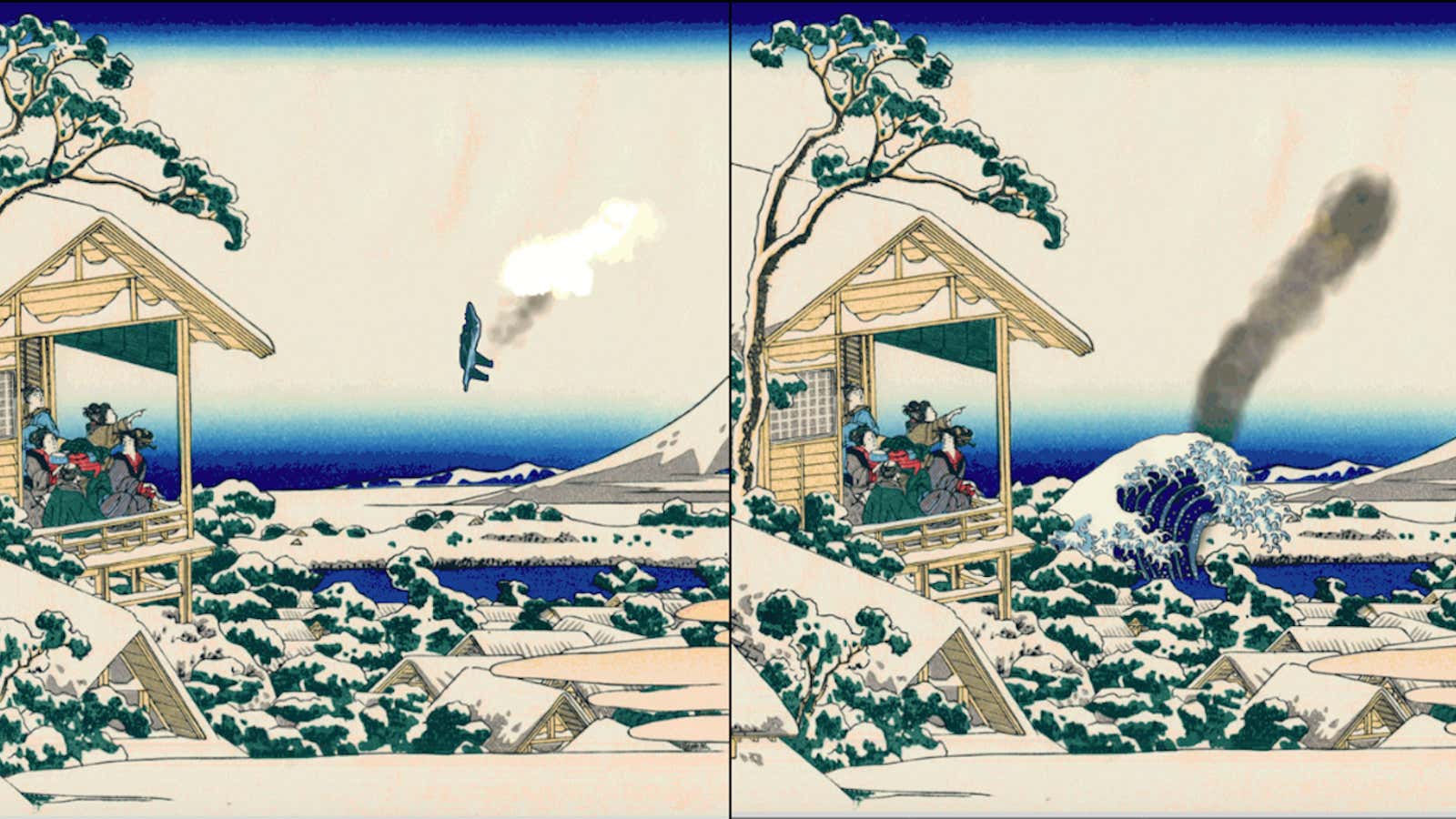 What ancient Japanese art would look like today—in gifs