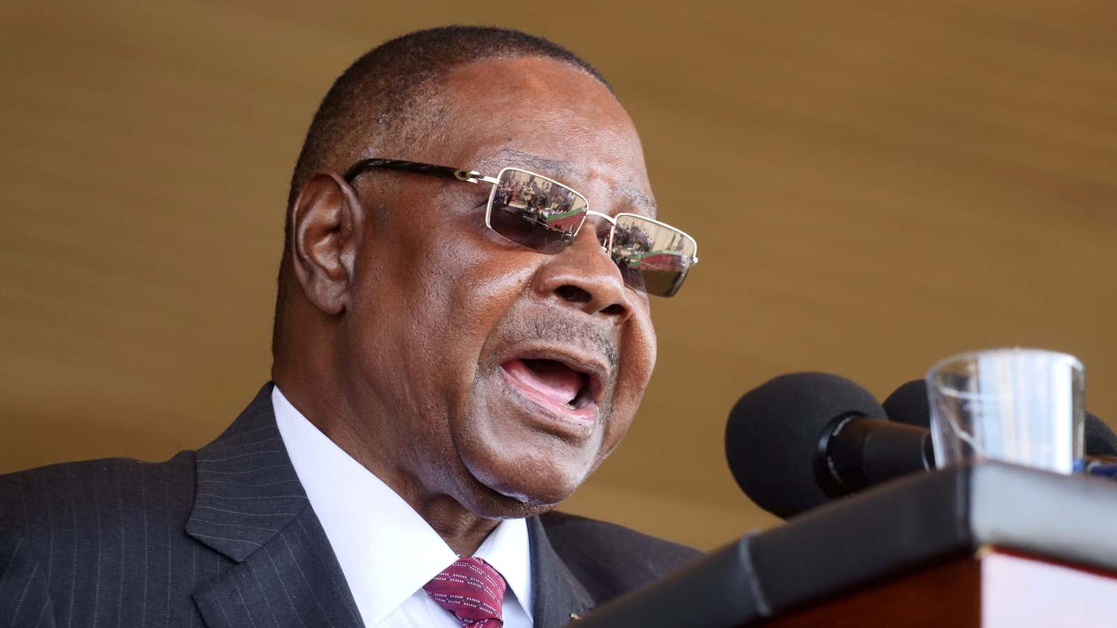Malawi’s President Peter Mutharika shuts it all down