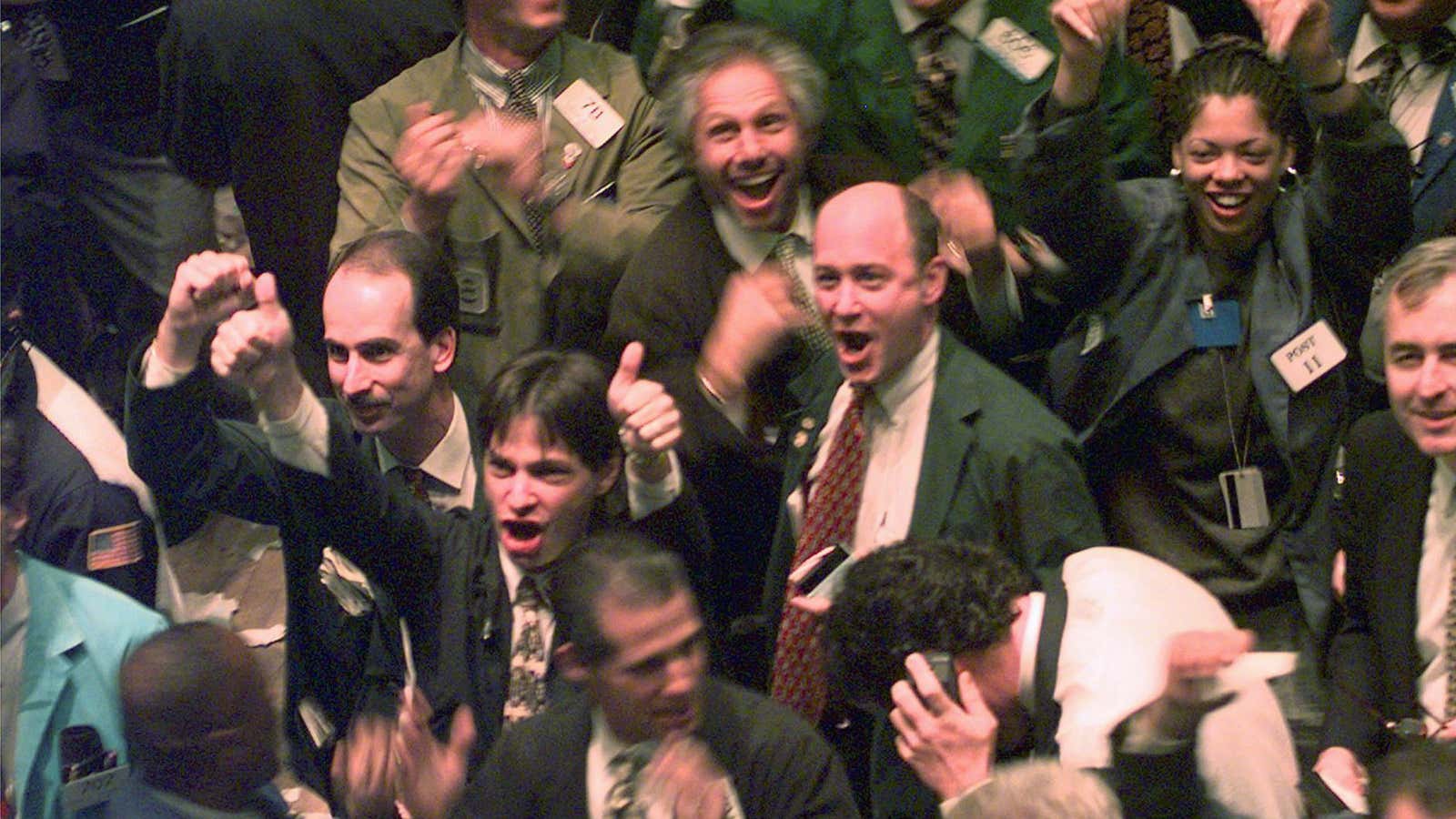 Remember the cheering stock brokers? Now it’s the bond brokers’ turn—but for how long?