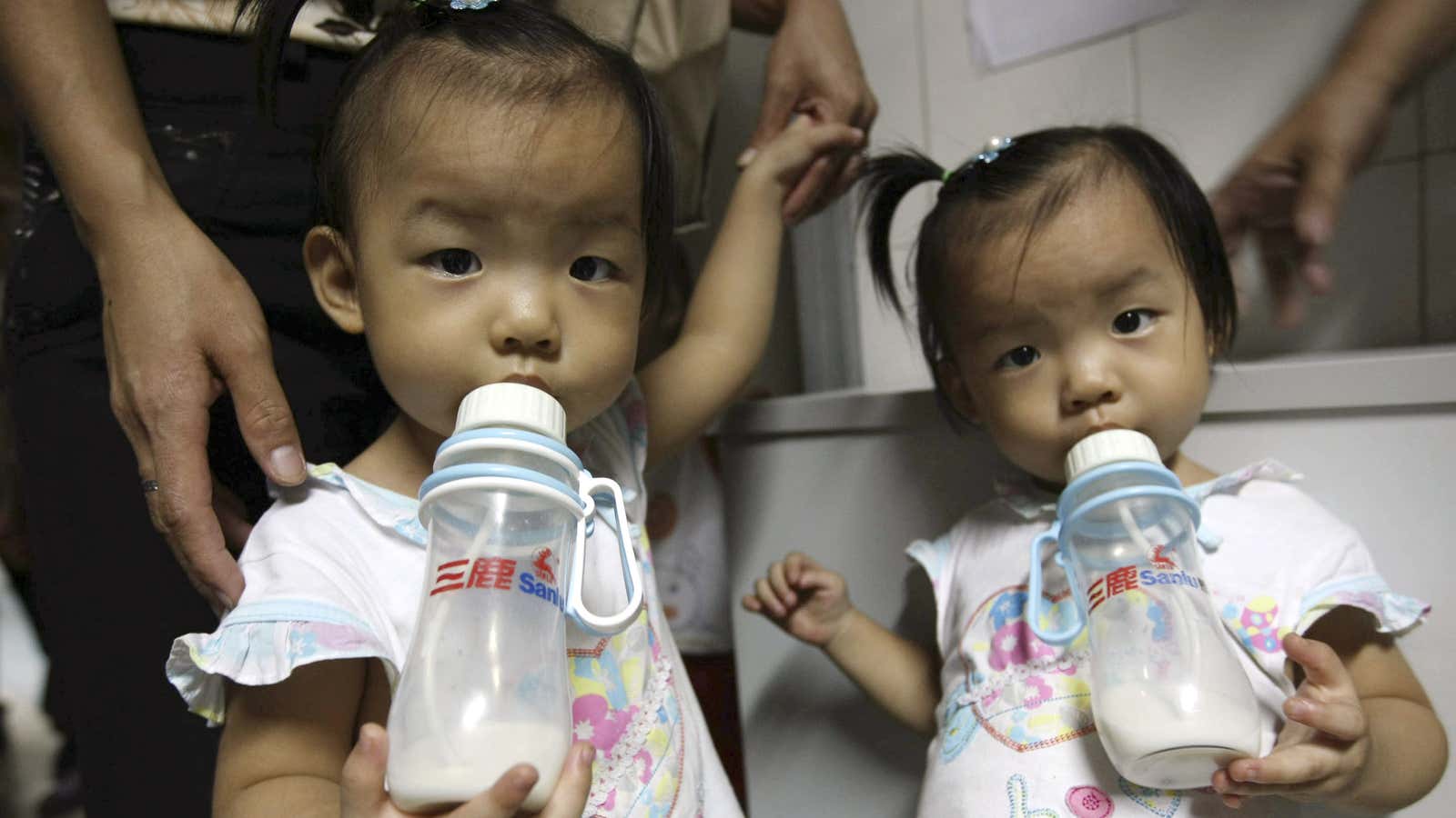Two of the forces behind China’s growing thirst for baby formula.