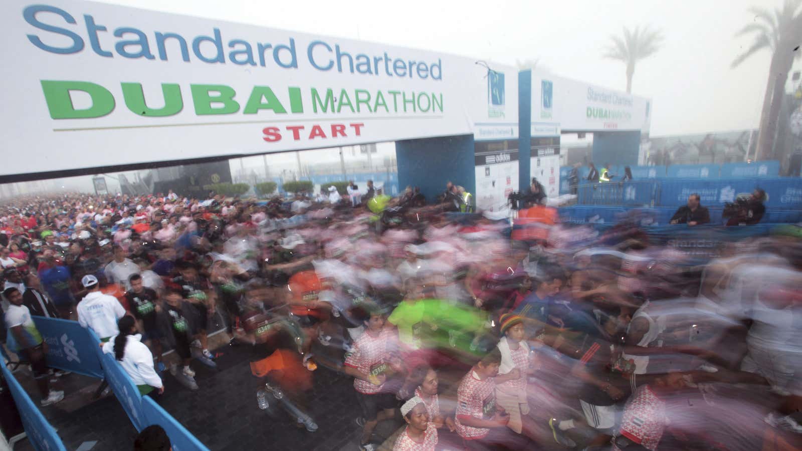 Standard Chartered is winning the race, as all its competitors drop out.