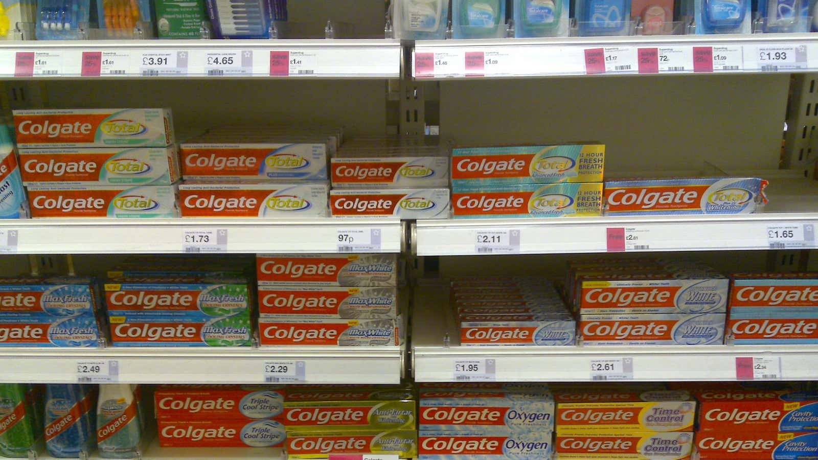 The antimicrobial Triclosan is in thousands of consumer products, including Colgate Total toothpaste