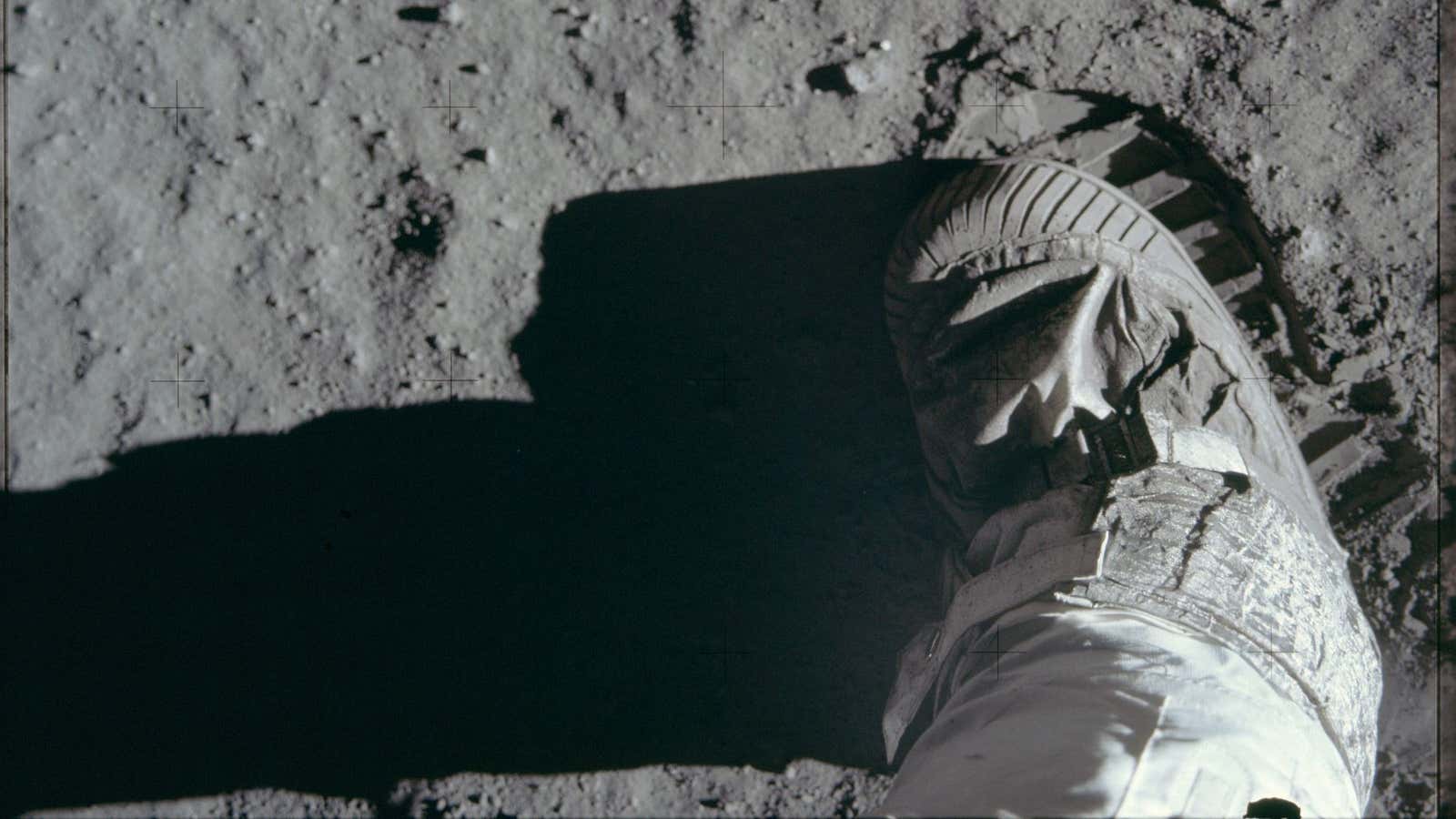 One small step, and a whole lot of film.