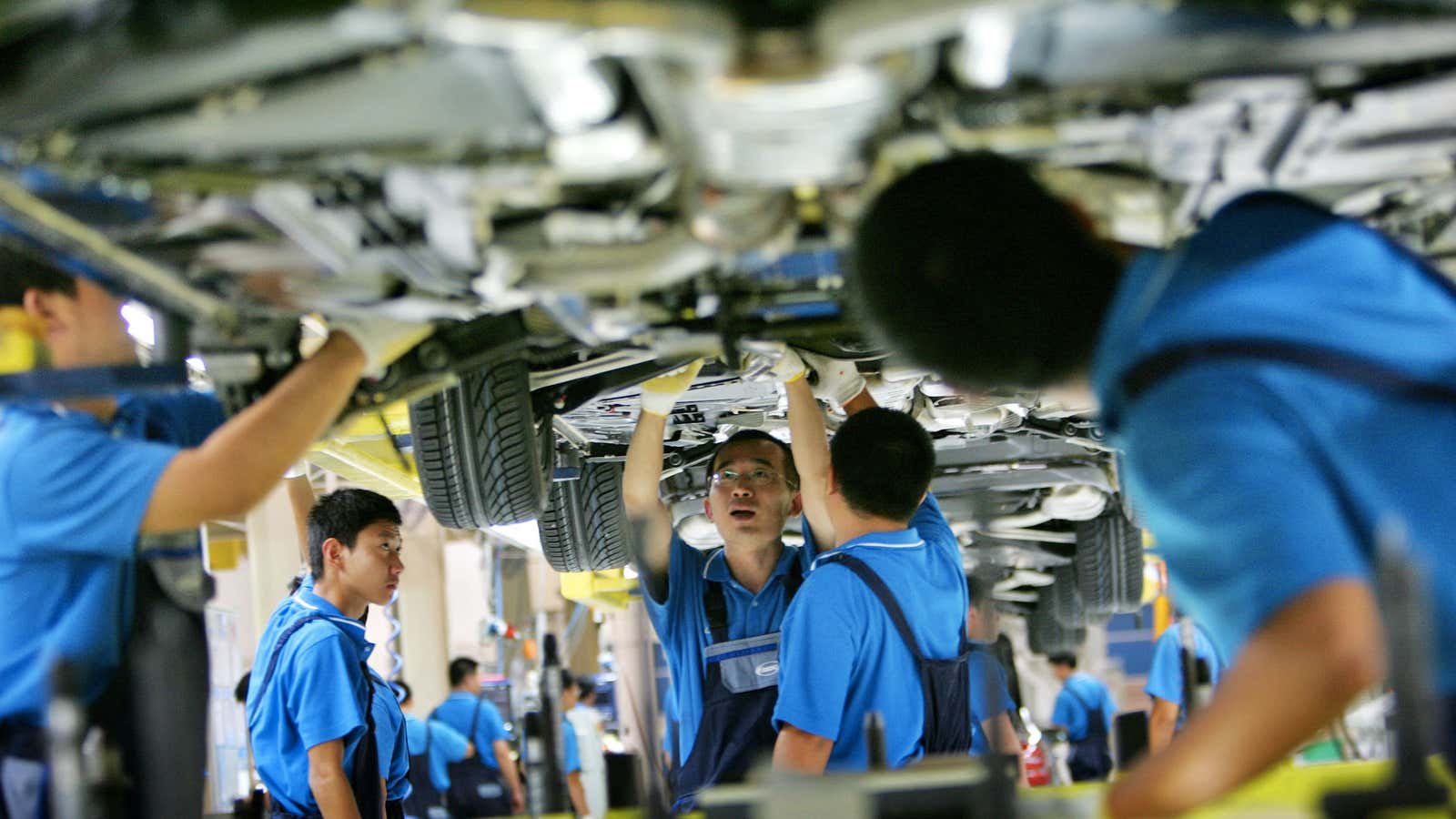 Don’t get Mitt Romney started on US automakers running factories like this one in China. Seriously, don’t.