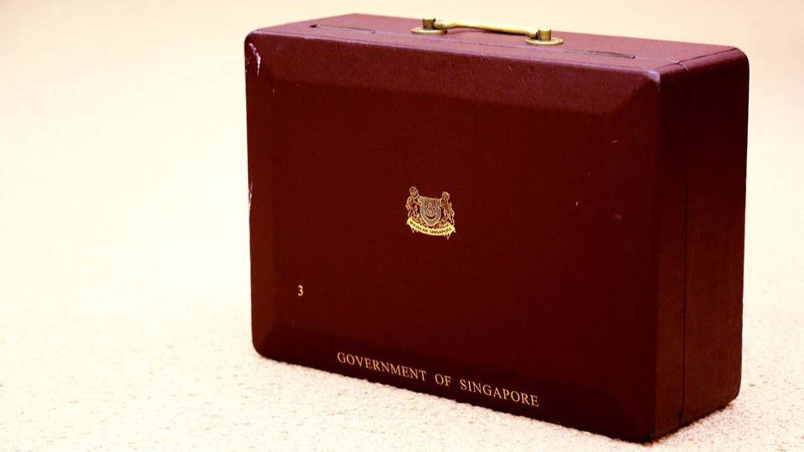 Lee Kuan Yew’s red box was a symbol of his dedication to Singapore.