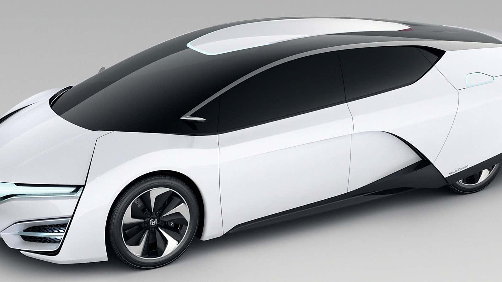 Ready for take-off: The Honda FCEV Concept.