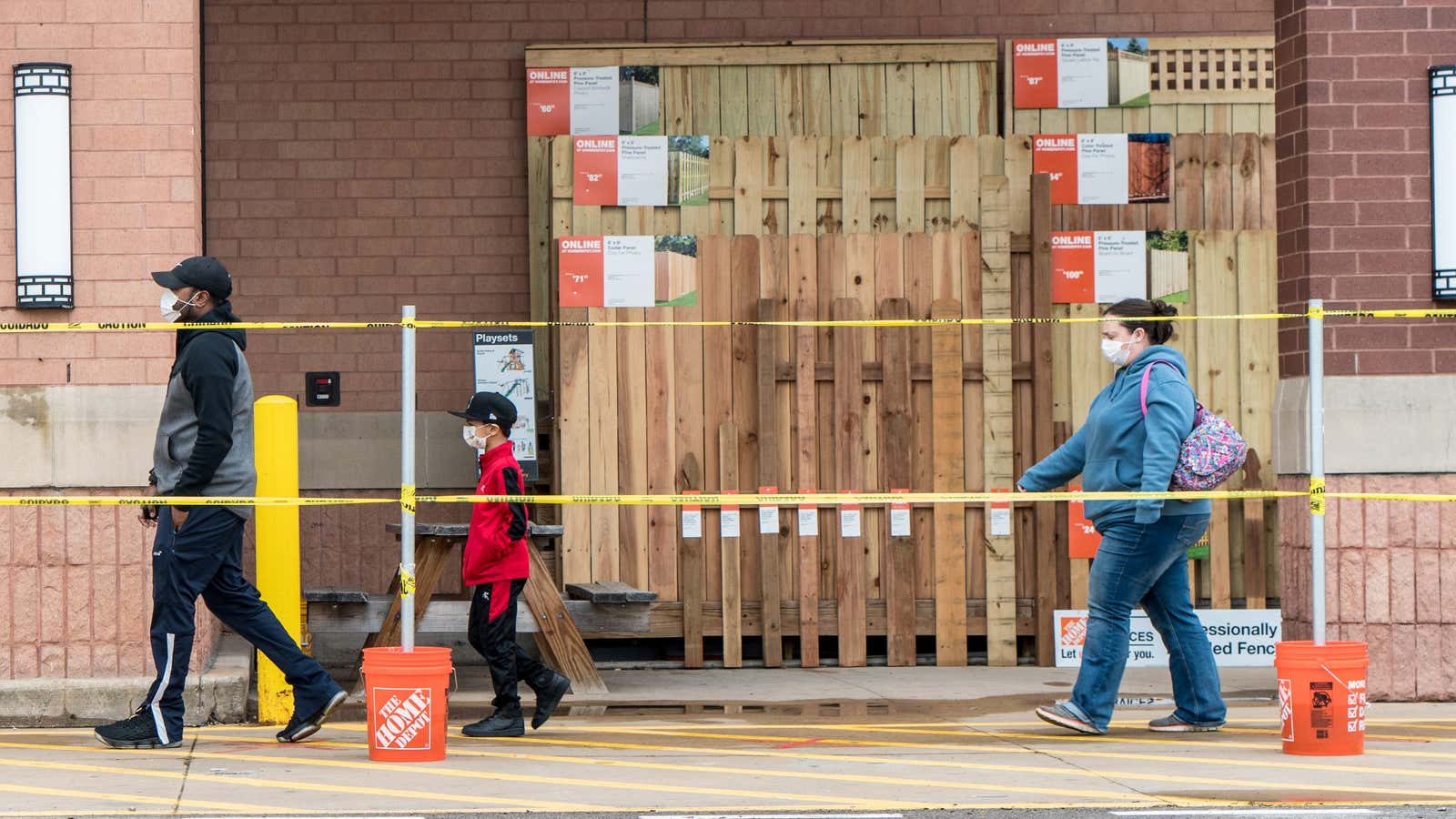 A lot of people walked into Home Depot last year.