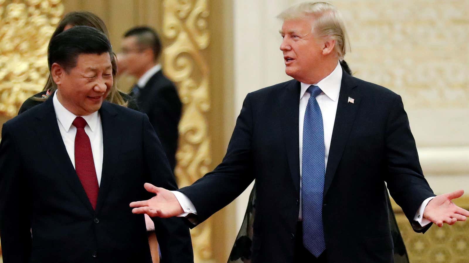 Xi and Trump, in happier times.