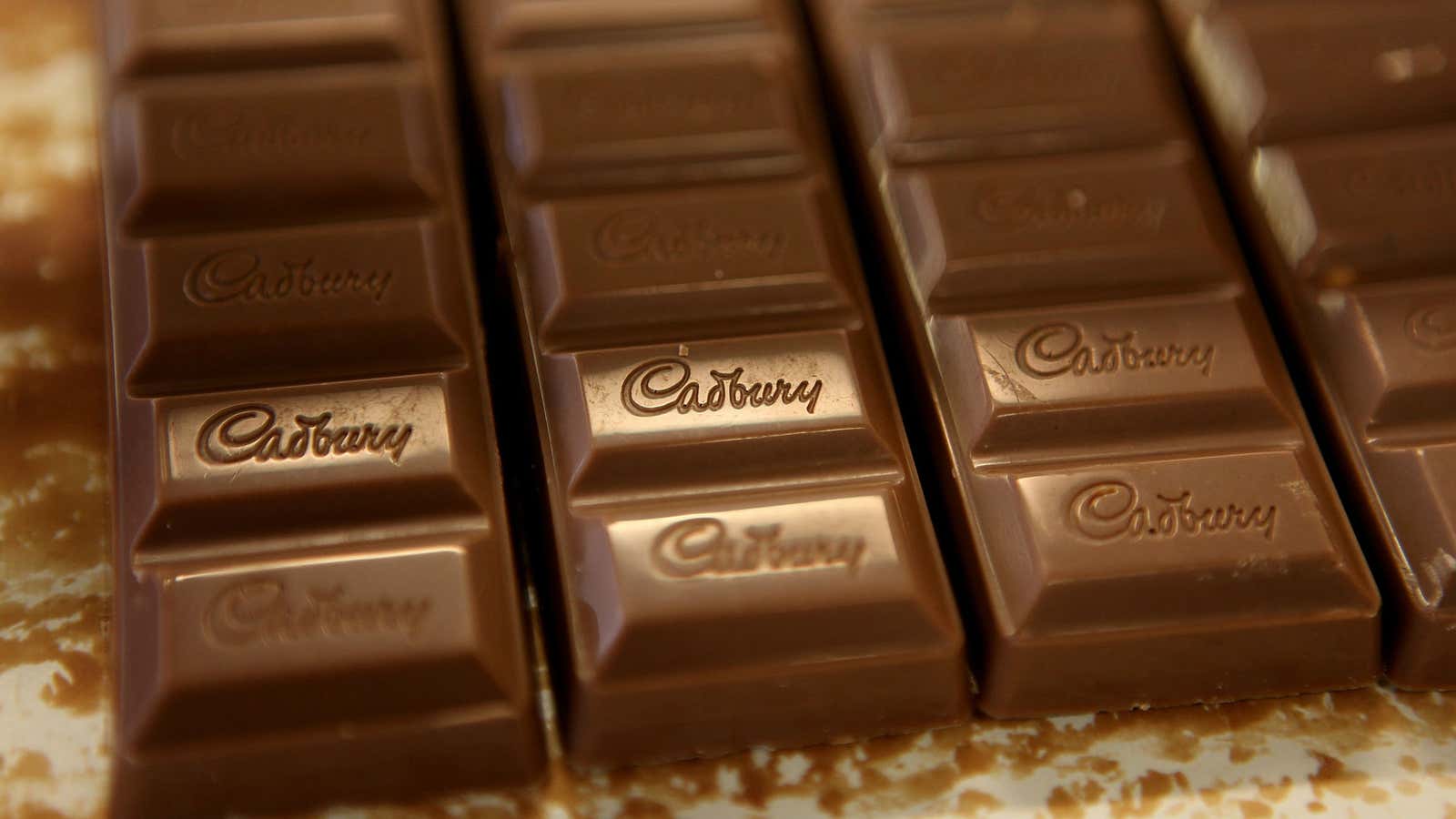 Real chocolate, fake factory.