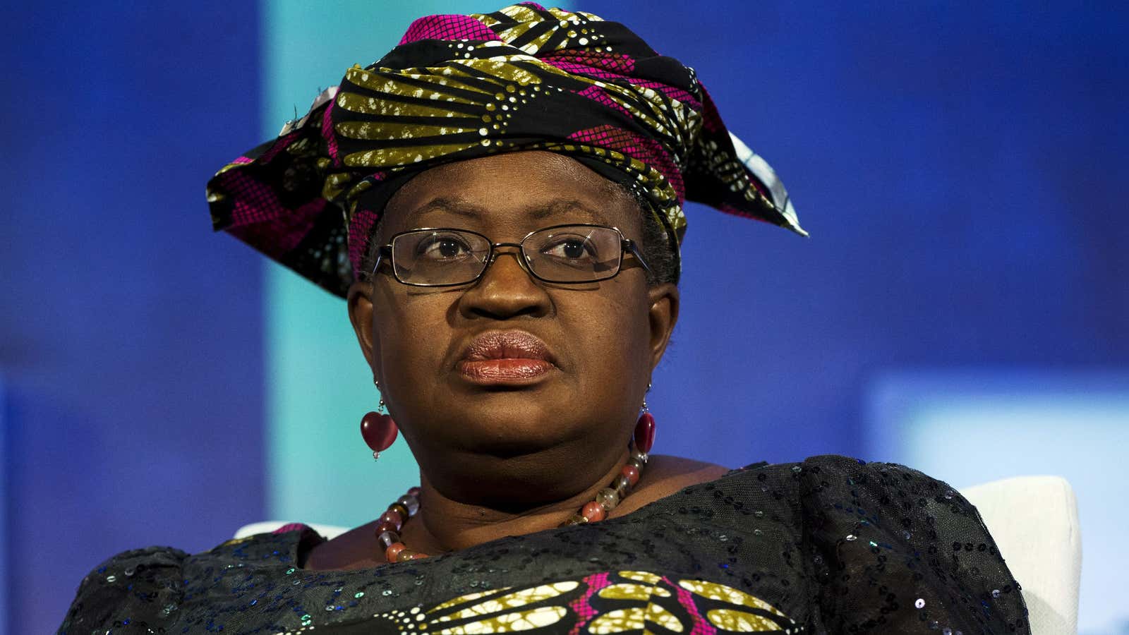 Ngozi Okonjo-Iweala Keeping an eye on them.
