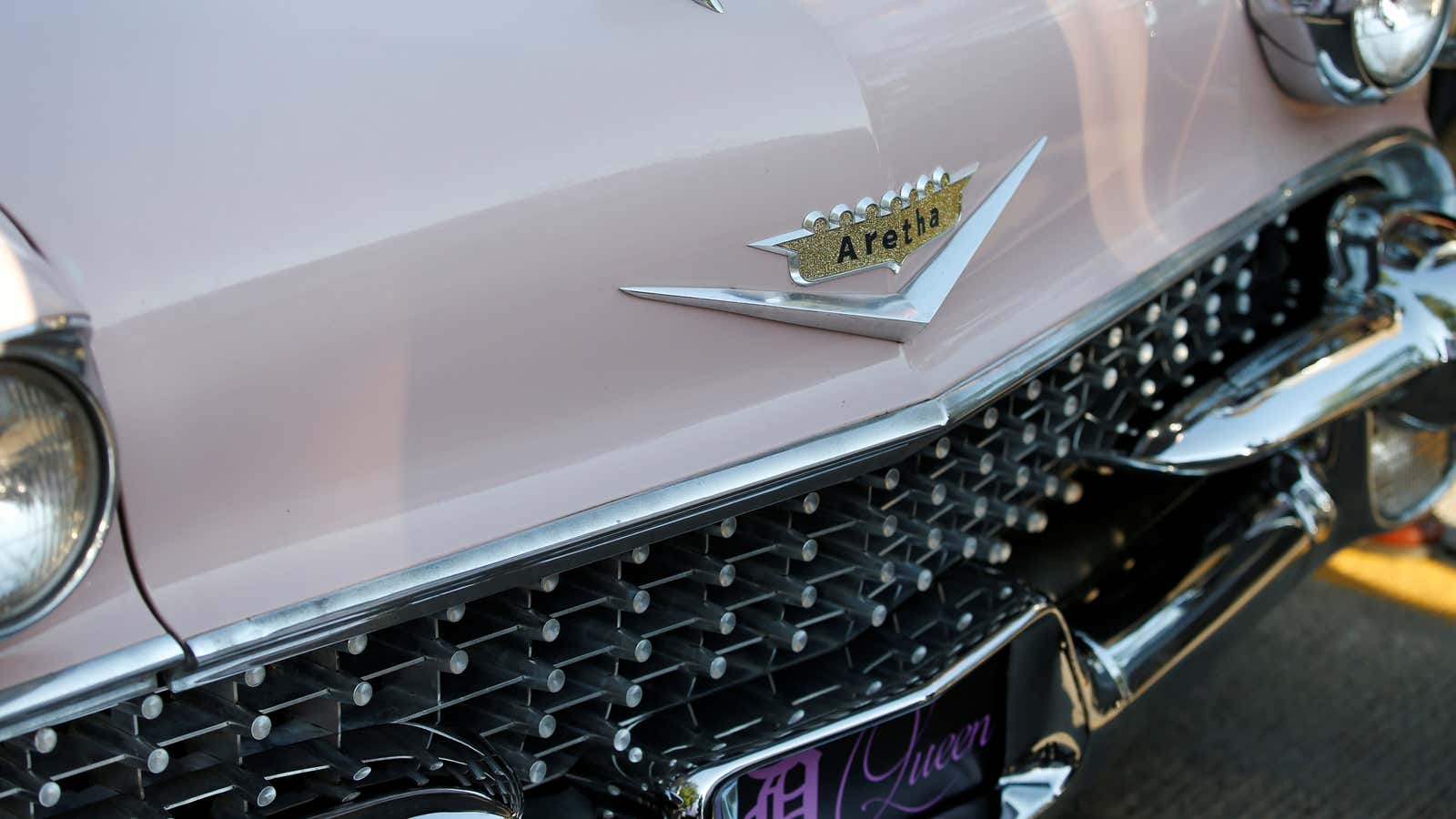The story behind the 100 pink Cadillacs at Aretha Franklin’s funeral
