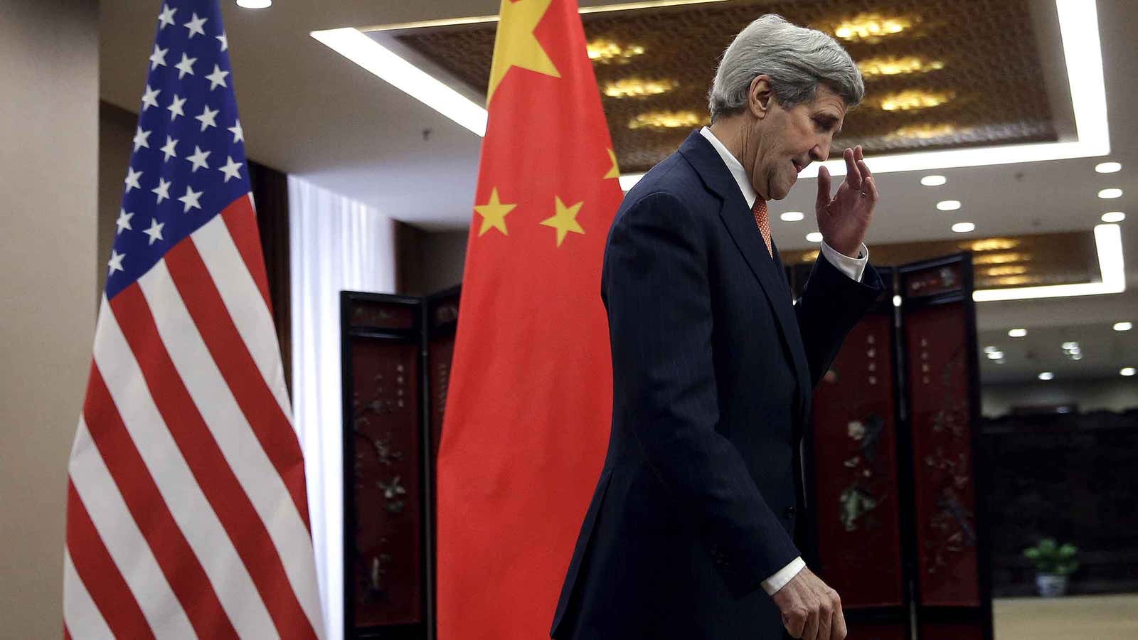One day earlier (Jan. 28), Kerry was in Beijing discussing North Korea.