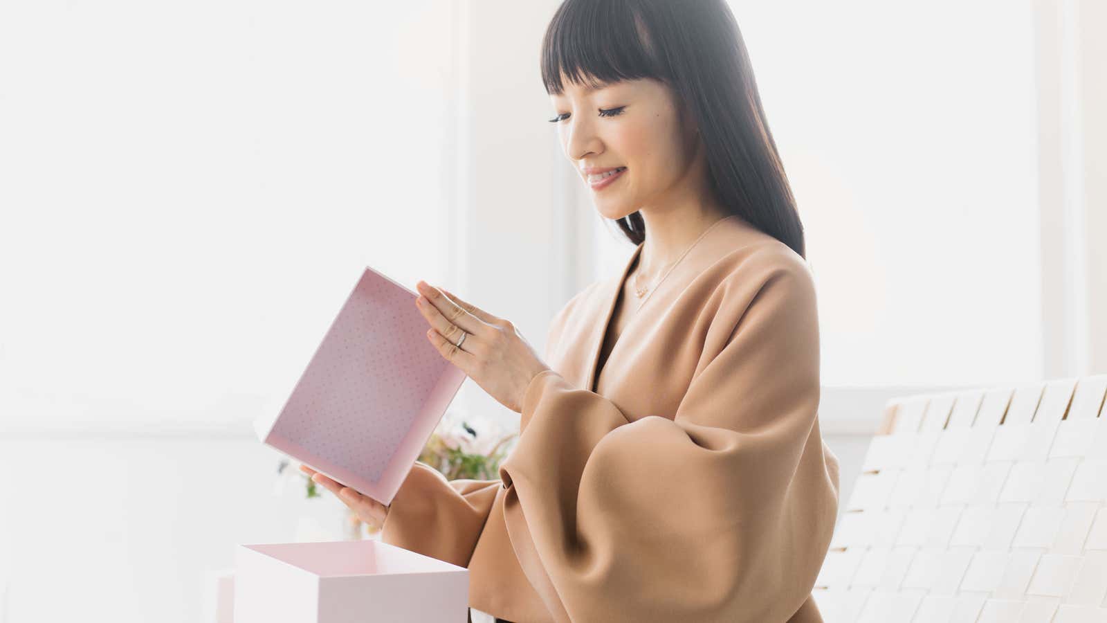 Marie Kondo’s key to happiness: boxes