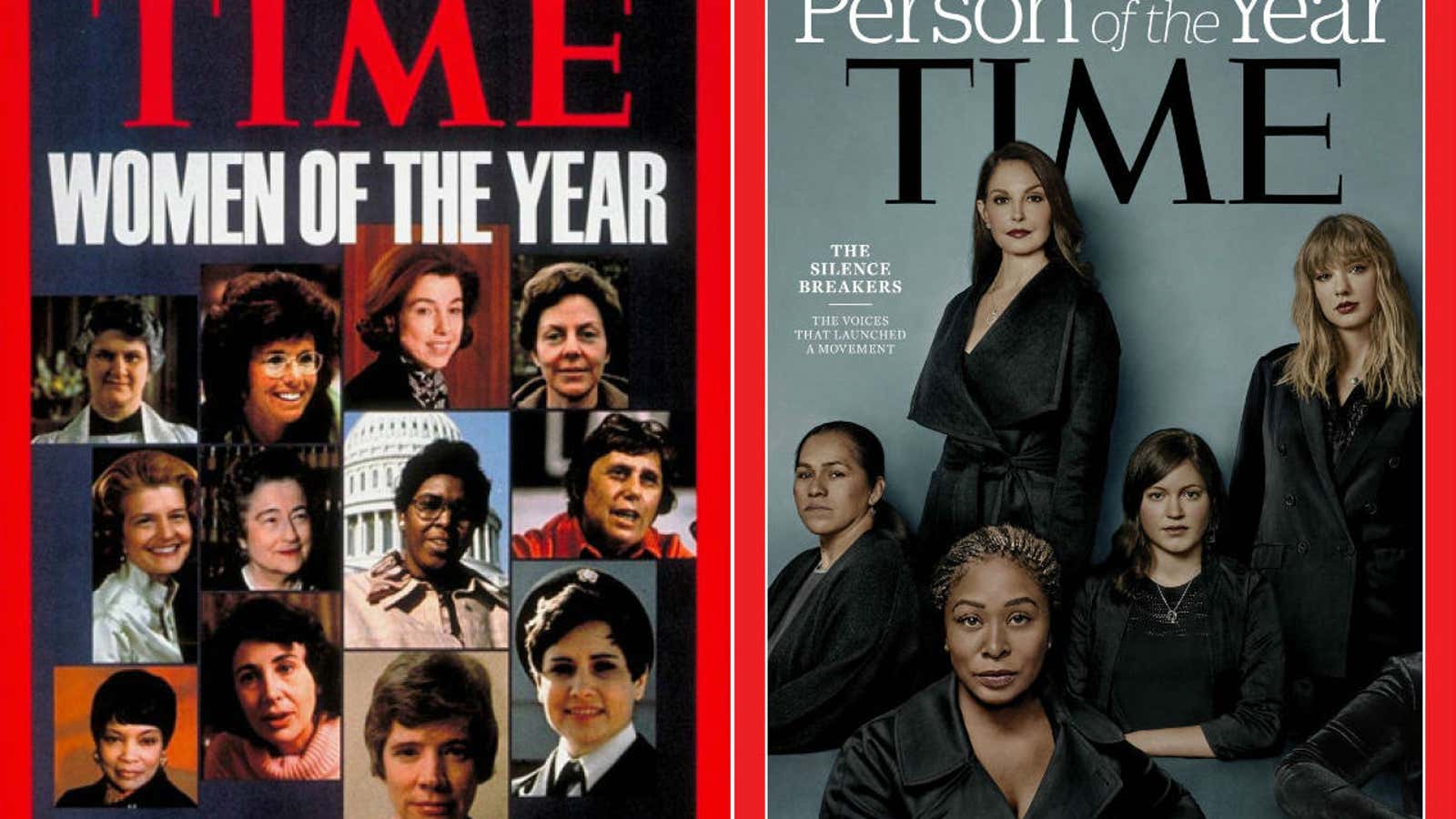 Women of the year 1975. Persons of the year 2017.