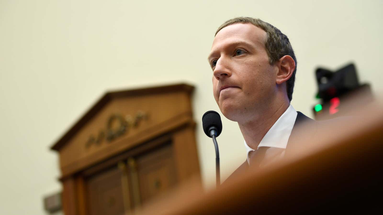 Mark Zuckerberg faces questioning about Facebook’s political ads Capitol Hill.
