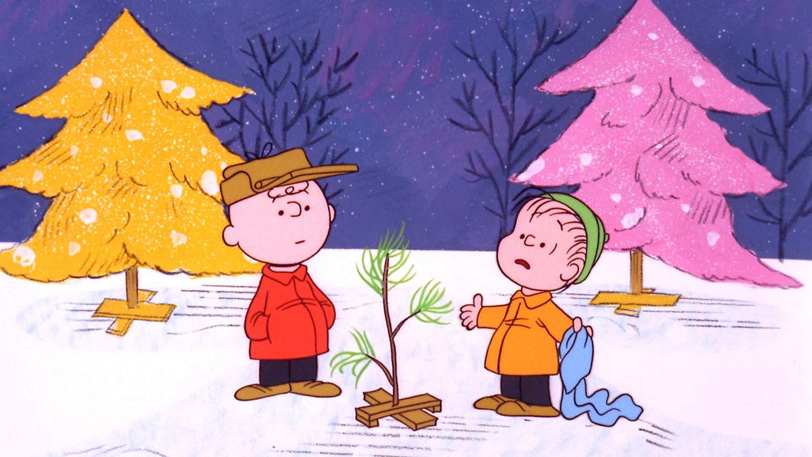 The year of the Charlie Brown Christmas tree.