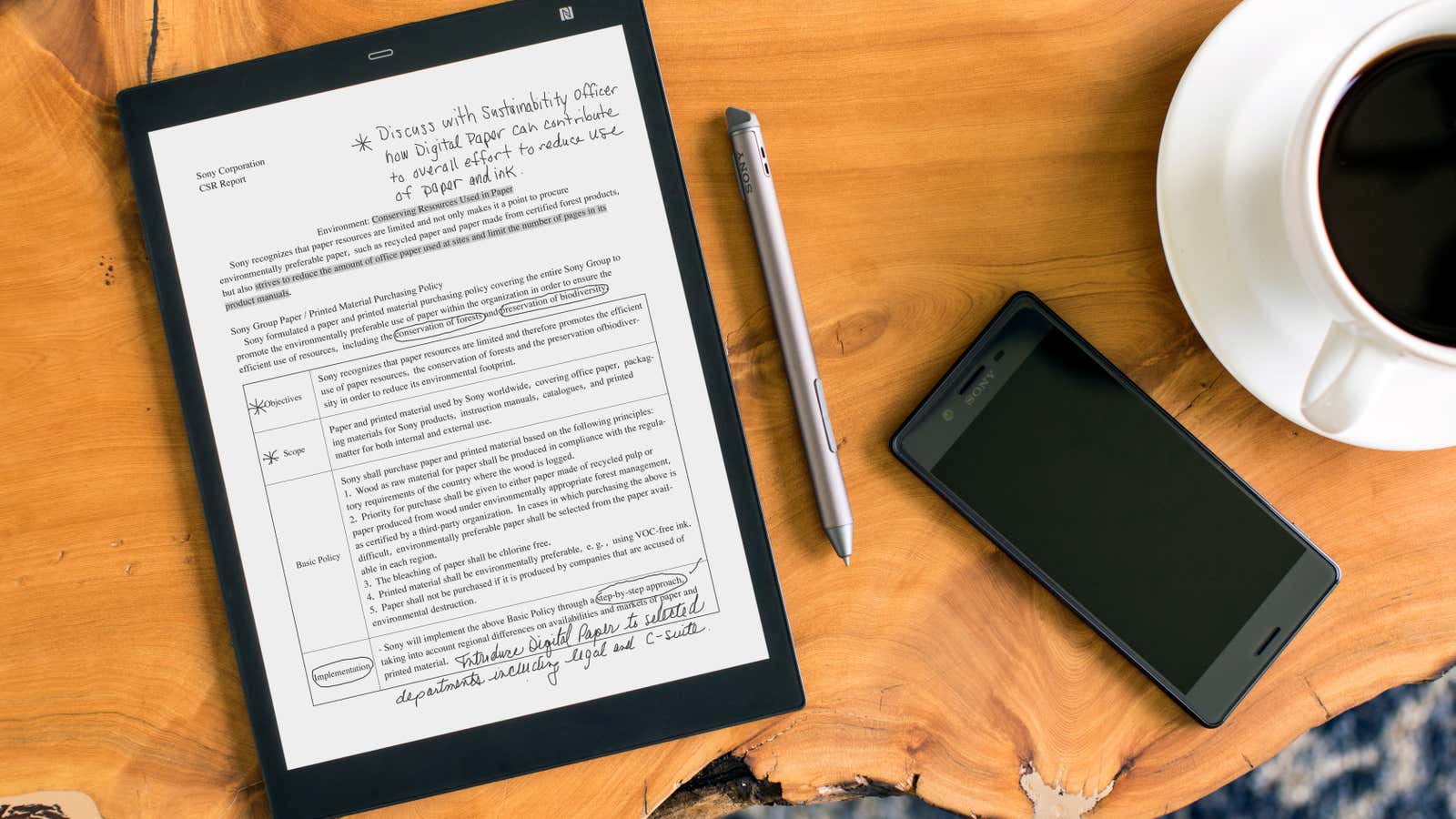 Sony introduces the DPT-CP1 digital paper tablet—does it do enough