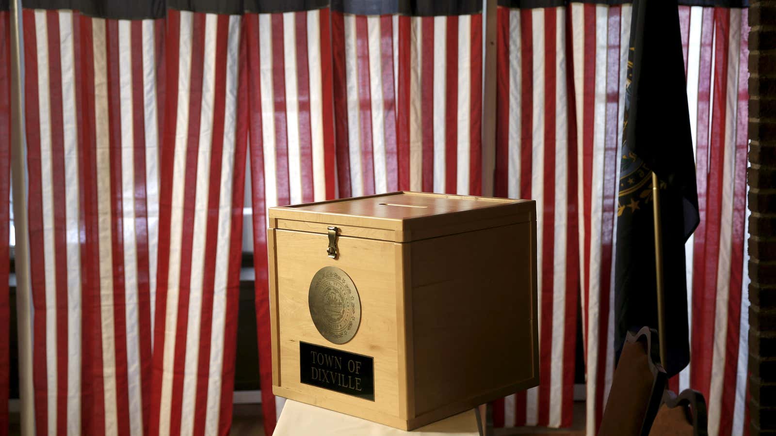 Put your vote in the box.