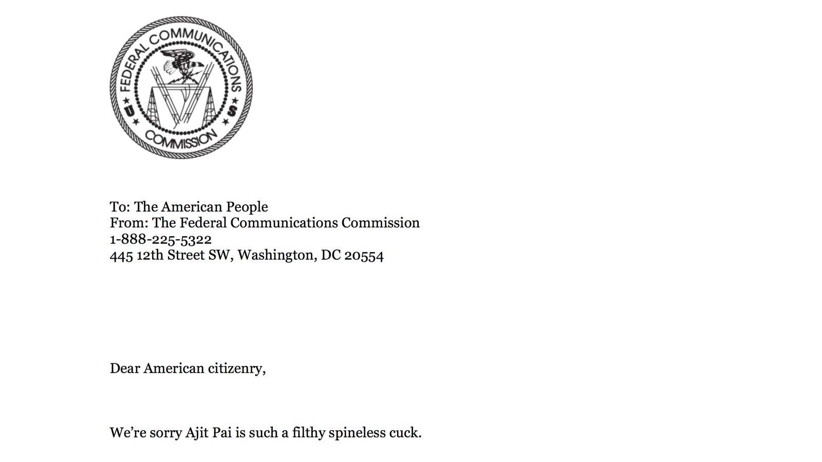 People are uploading memes and fake documents to the FCC website using API keys the agency gave out