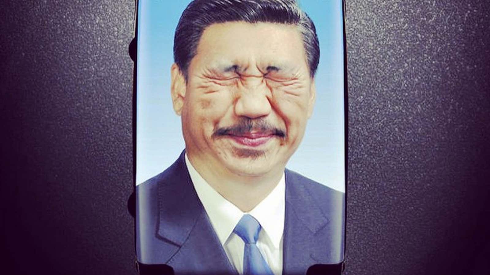 A Shanghai artist has been detained for comparing China’s president to Hitler