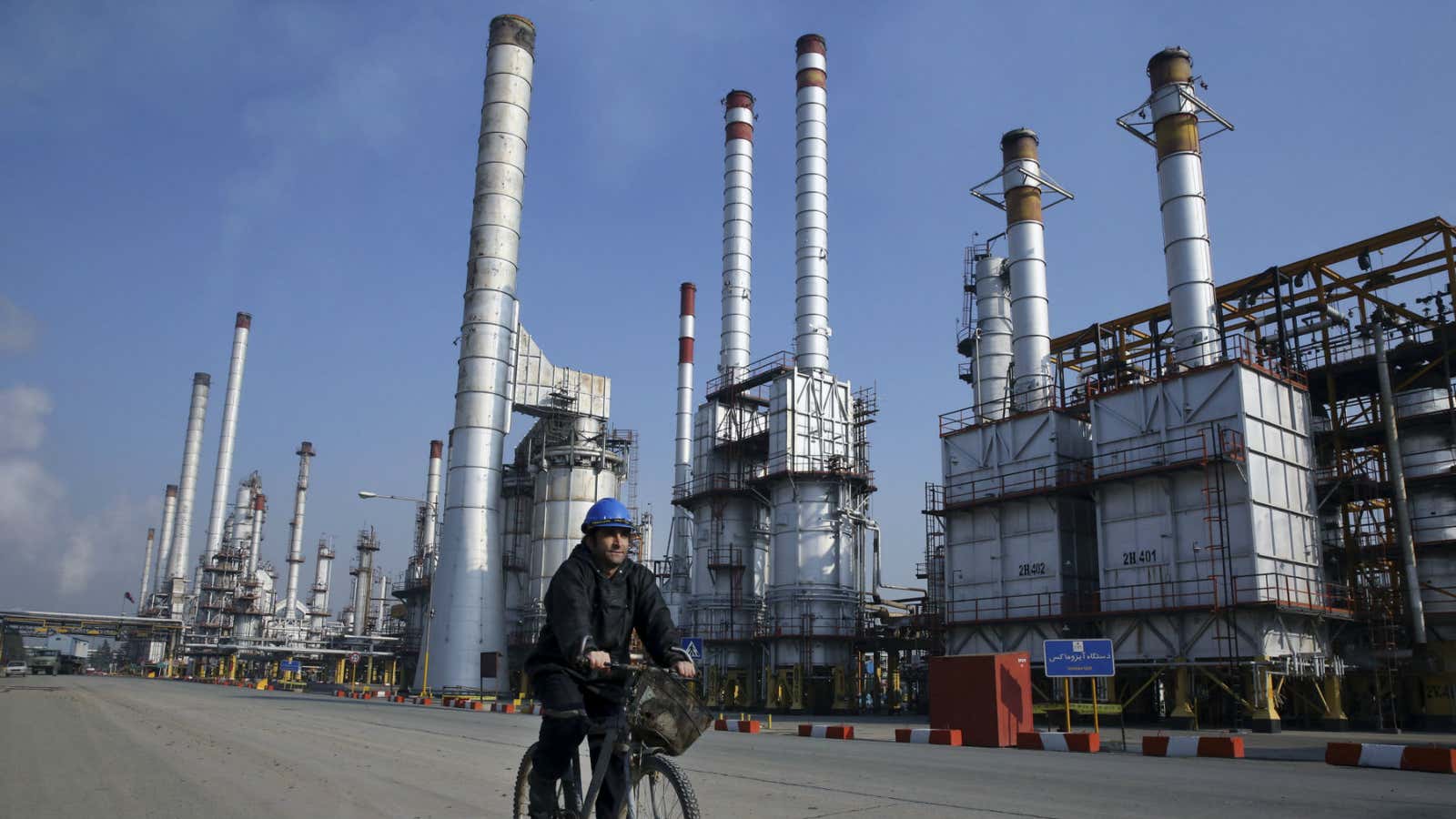 An oil refinery near Tehran that will likely become a little busier in the next few months.